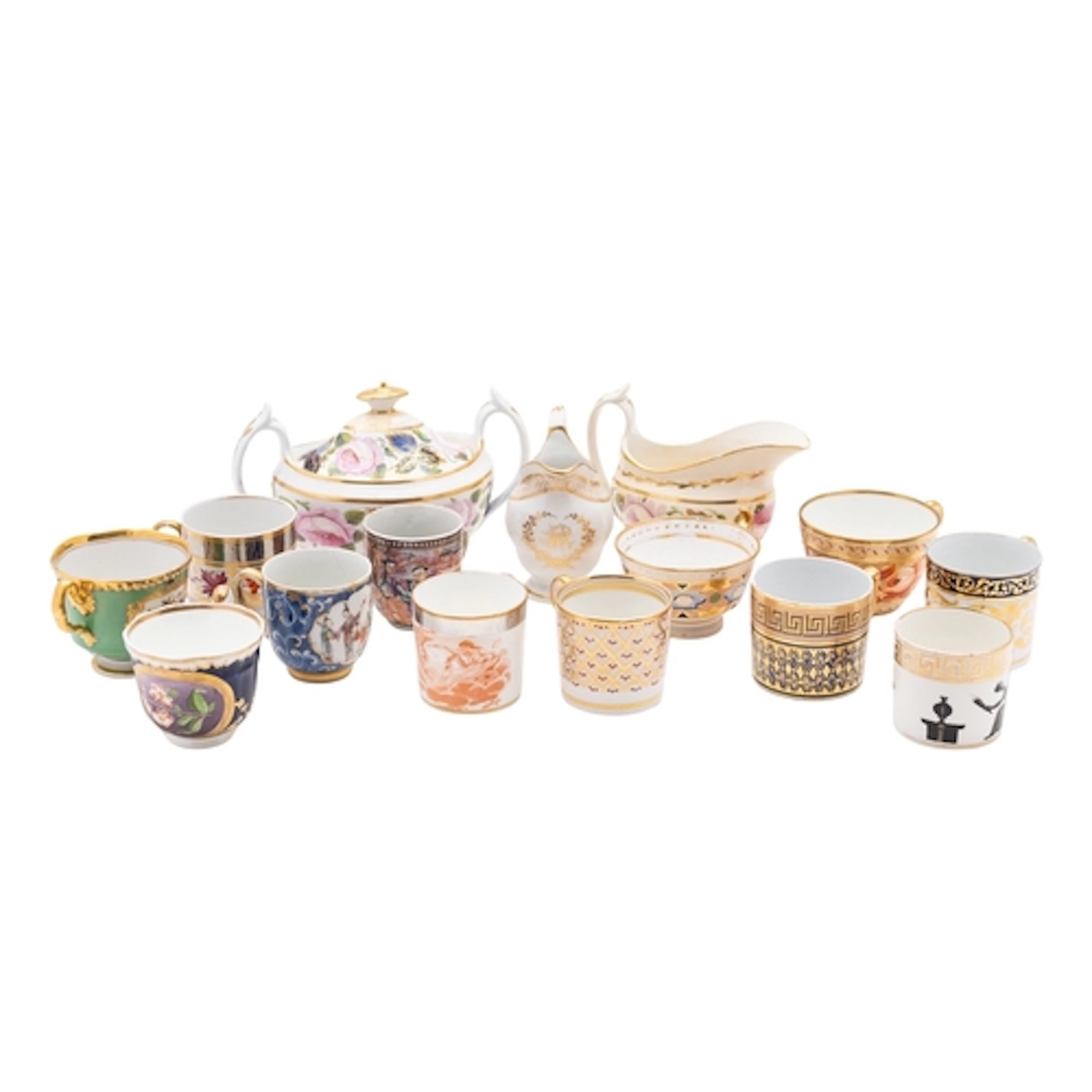 A mixed lot of early 19th century English porcelain includin...