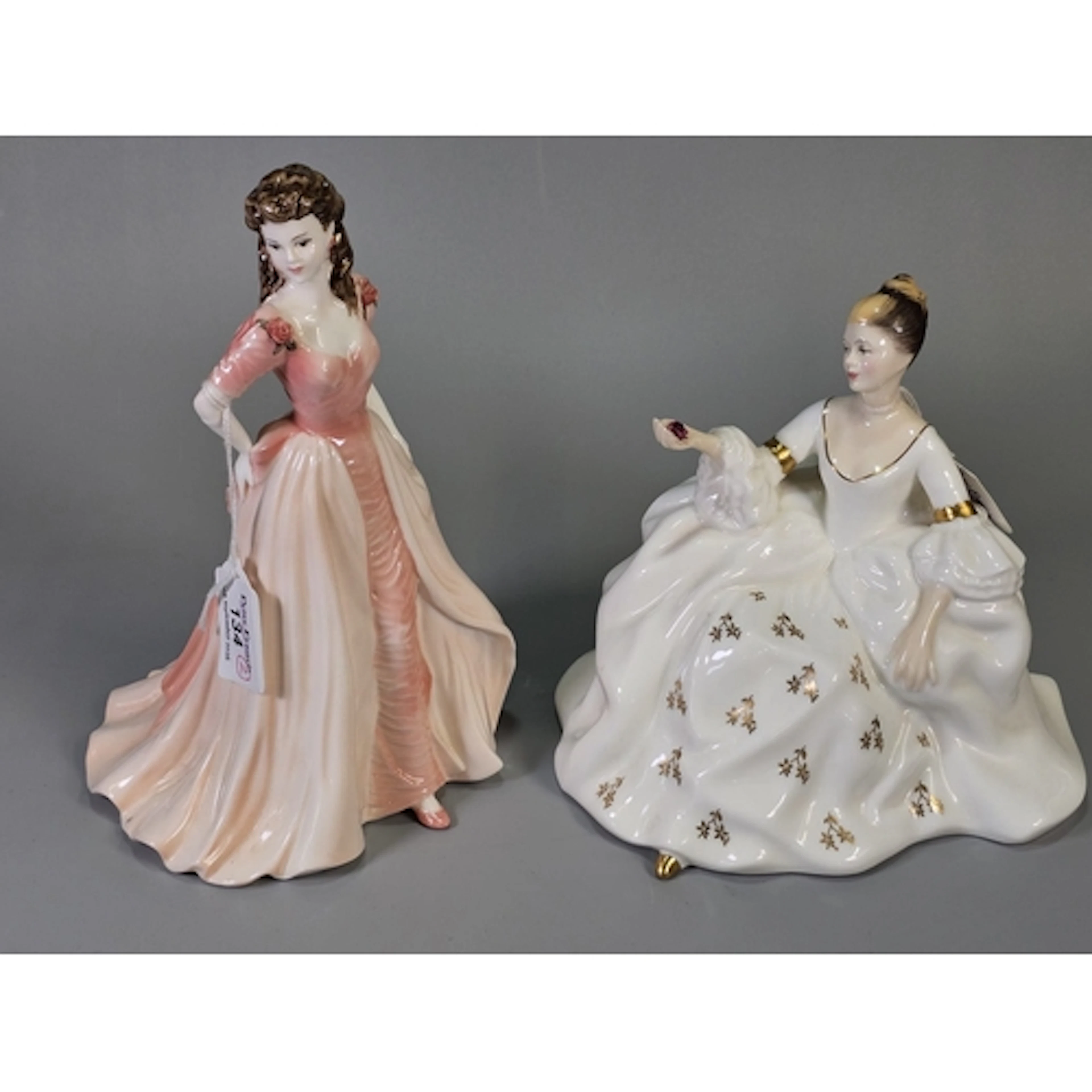 Royal Doulton bone china figurine, ‘My Love’, together with ...
