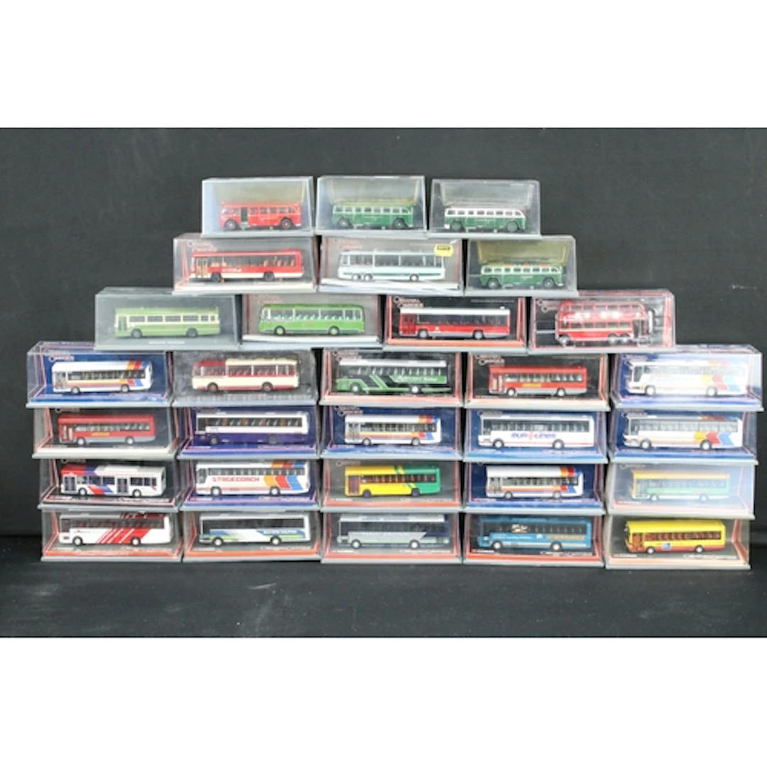 30 Boxed / cased Corgi Original Omnibus diecast model buses ...