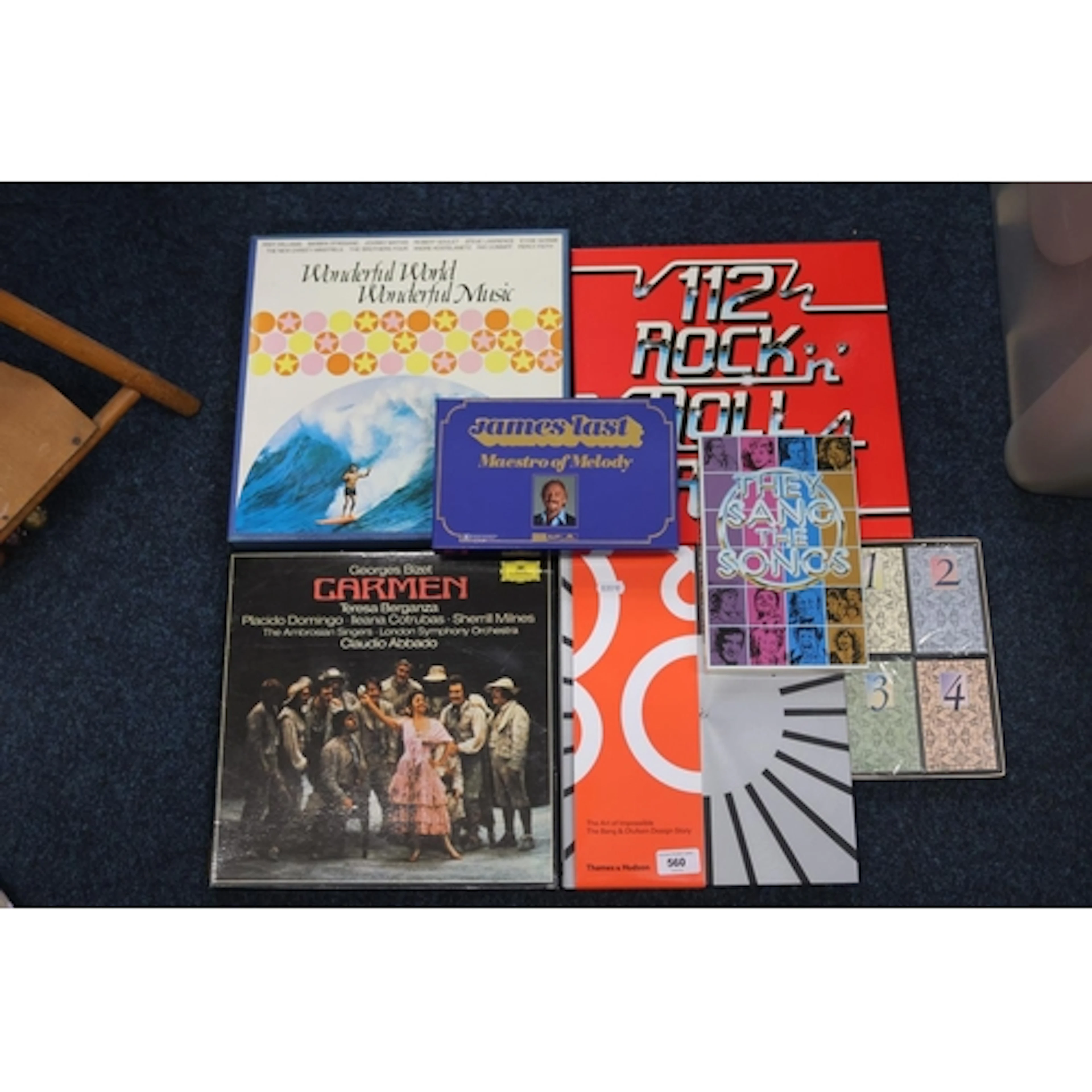 Music boxsets and a hardback book The Art of Impossible The ...