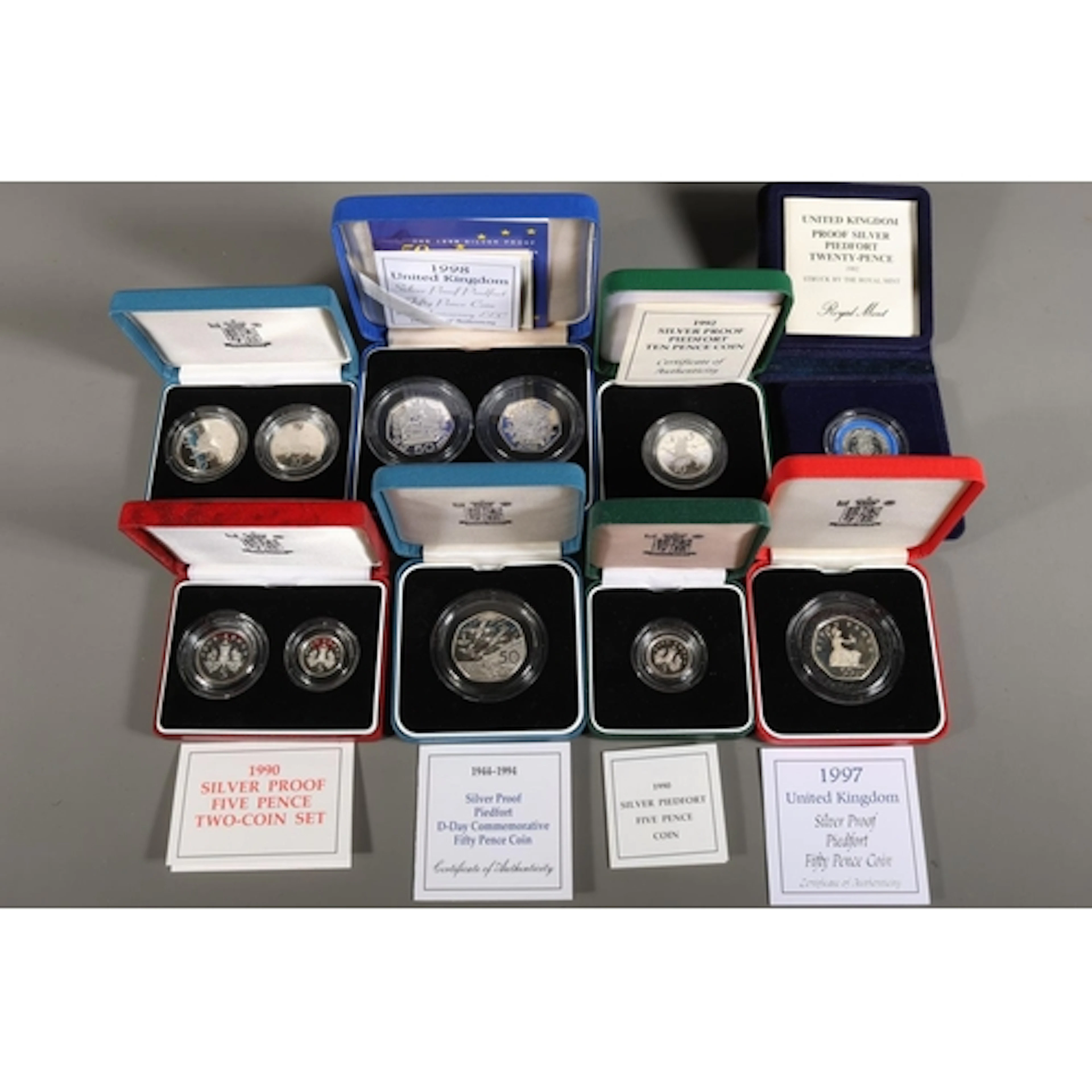UNITED KINGDOM Queen Elizabeth II (1952-2022) silver proof c...