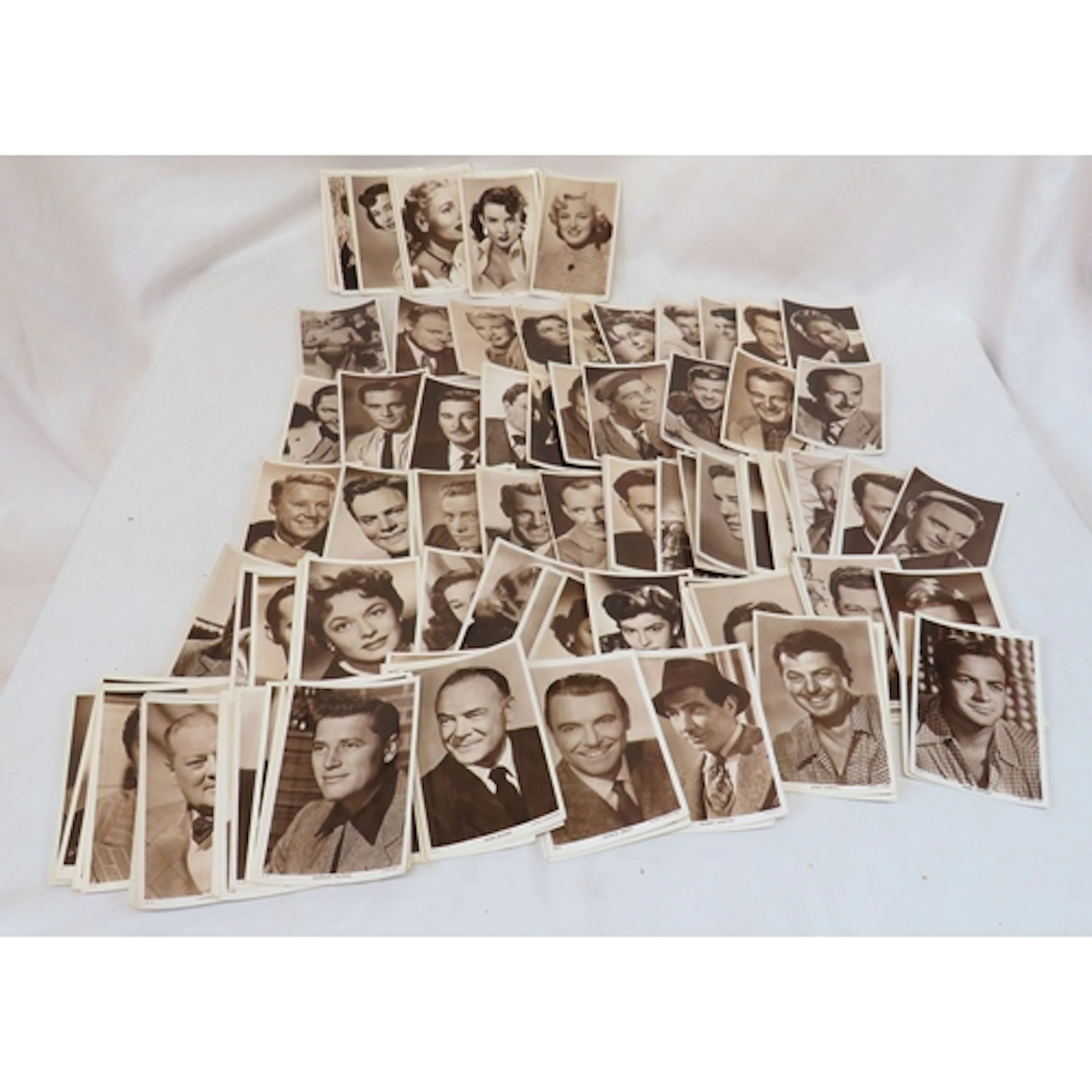 Picturegoer Photographic Postcards incl. Humphrey Bogart, St...