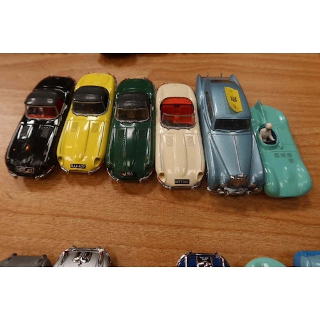 6 Dinky and other toy cars Jag and others