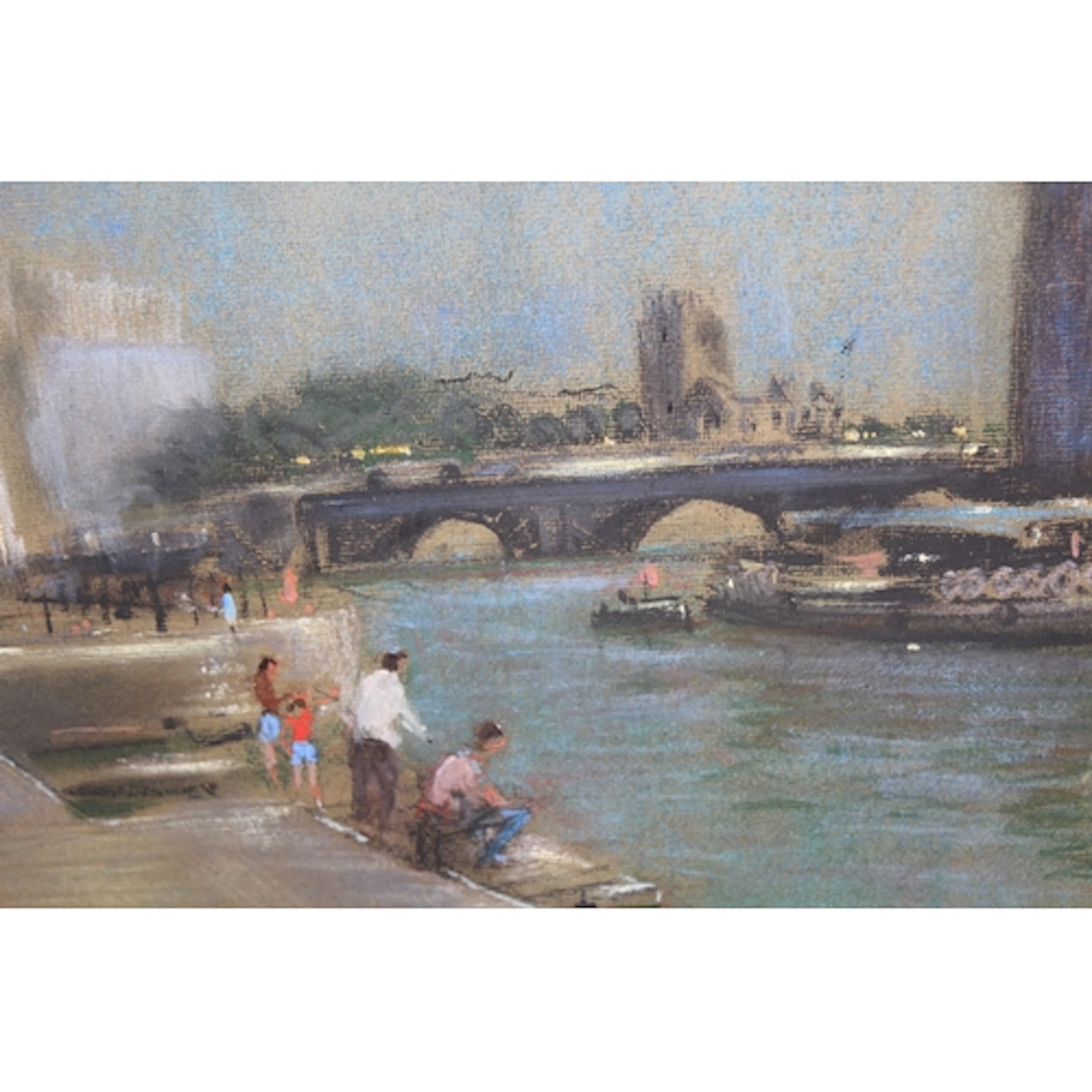 Louis Ward, gouache and pastel drawing, inscribed on label v...