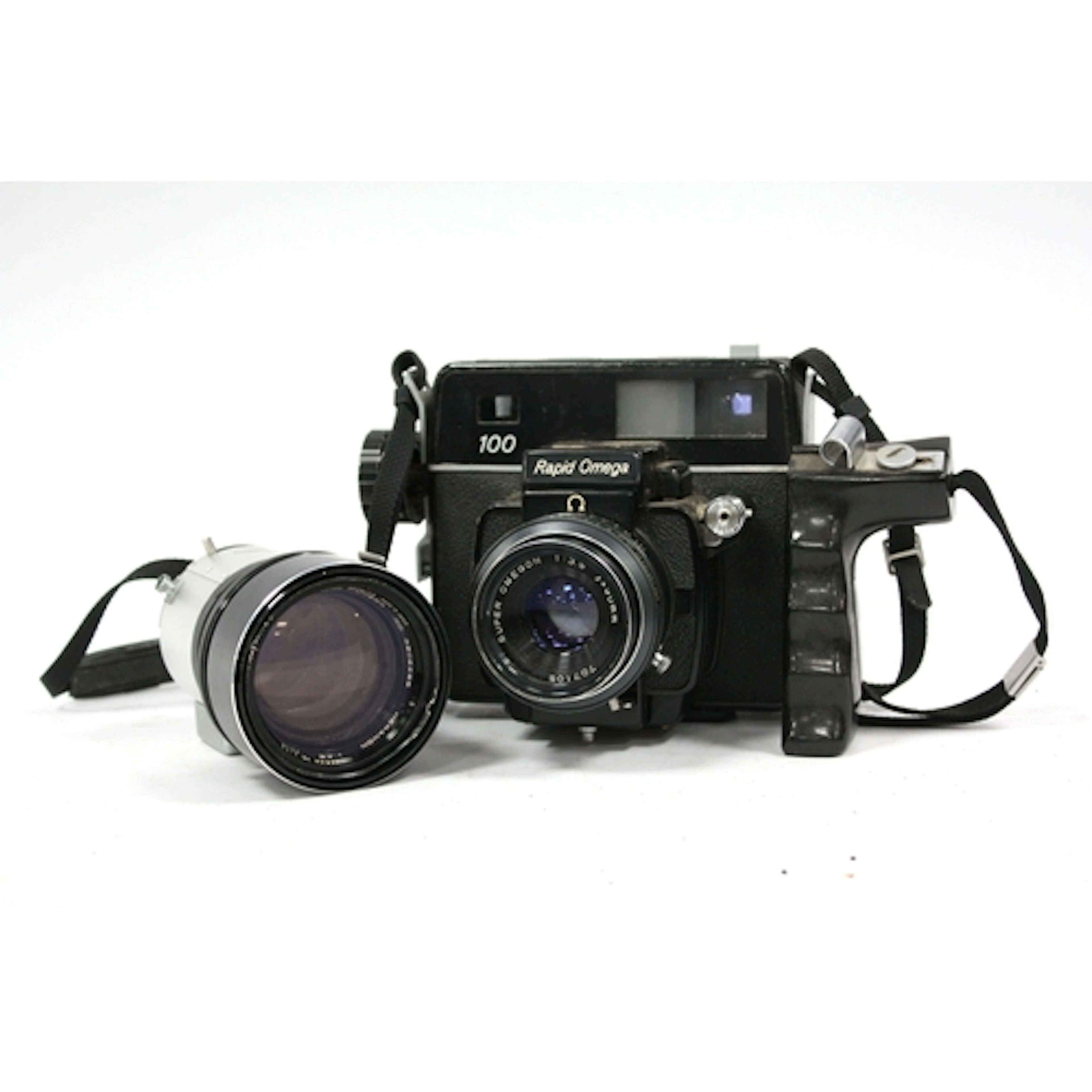 Rapid Omega 100 Medium Format Camera with attached Super Ore...