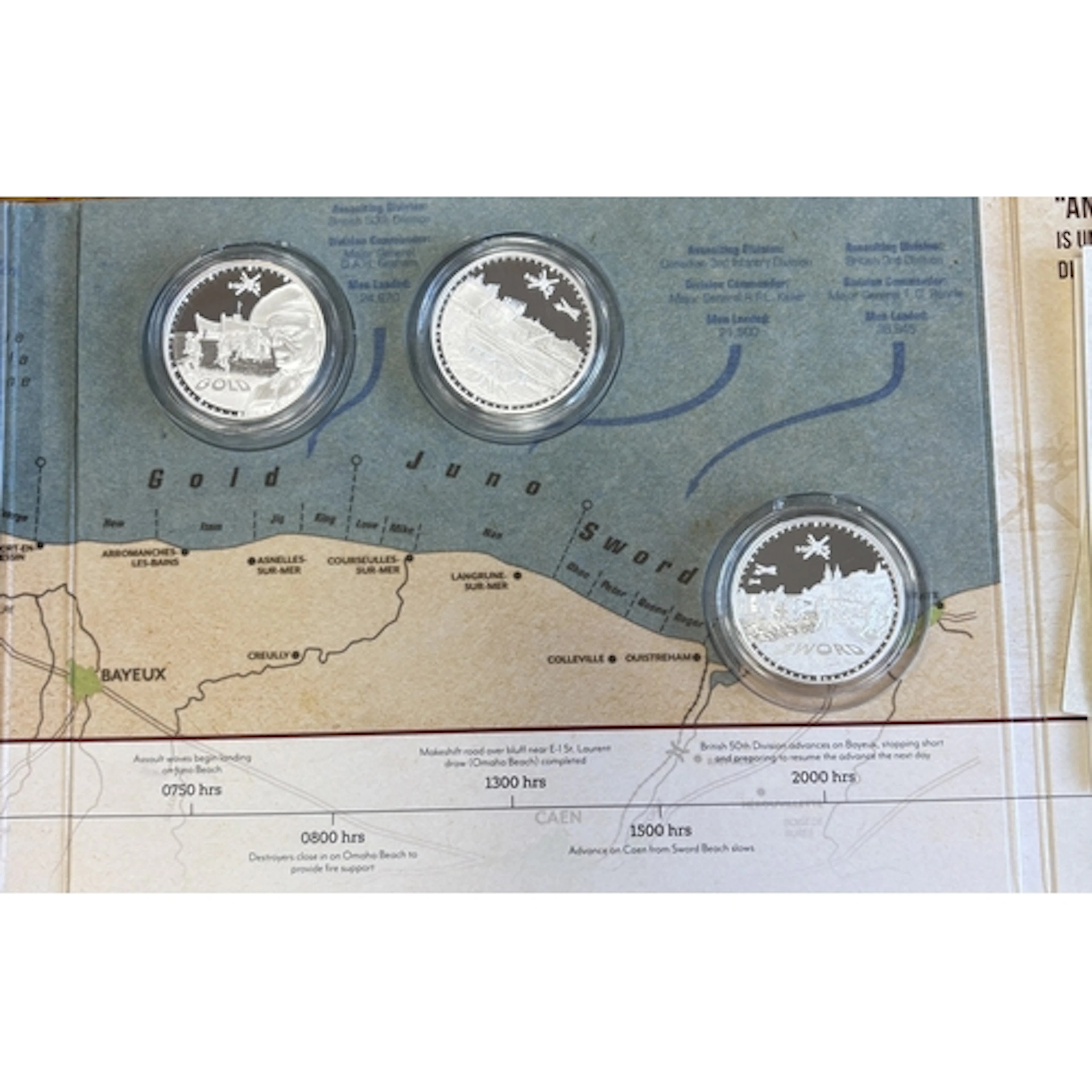 Alderney. D-Day 75th Anniversary proof FDC part set, includi...