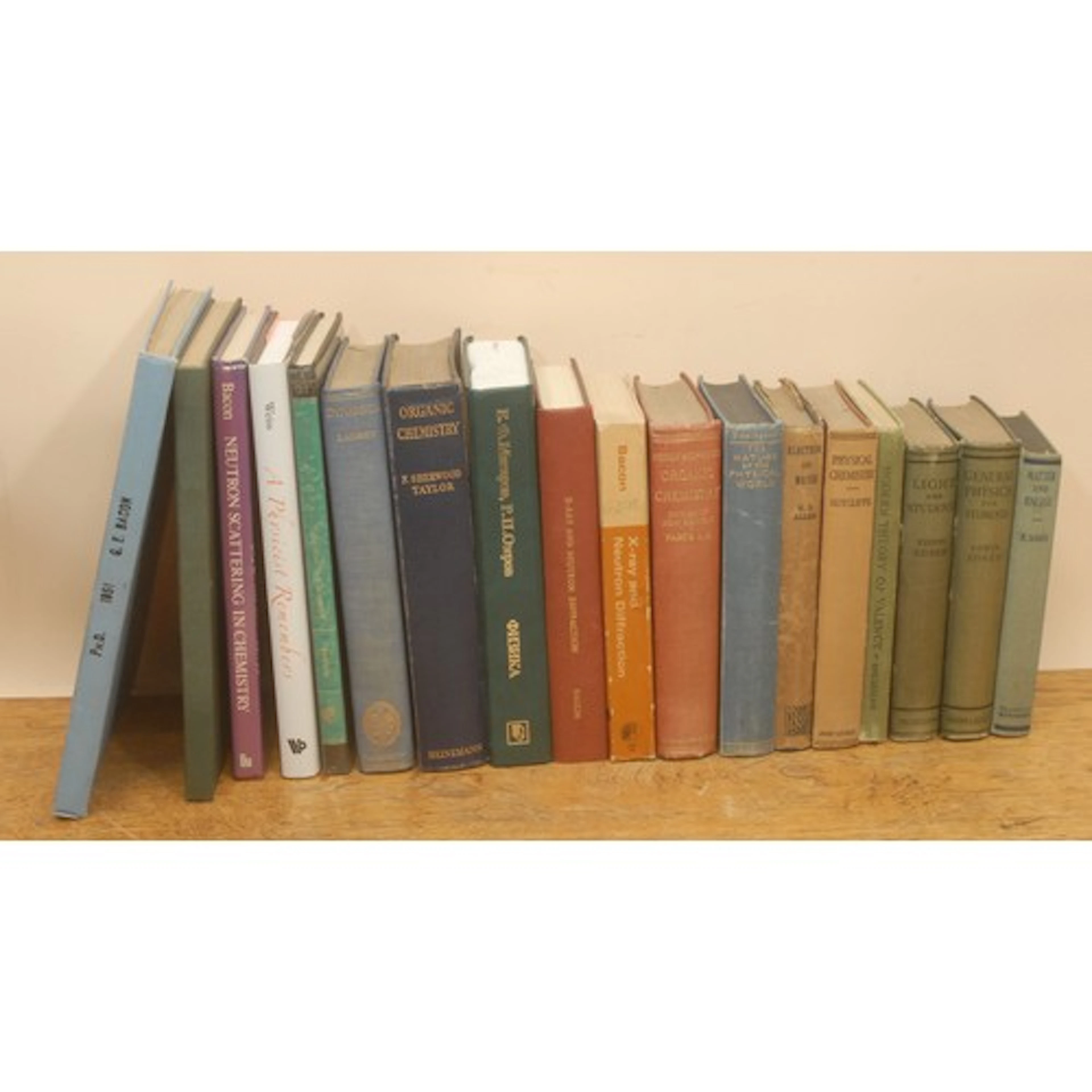 Books – Science, from G. E. Bacon donation to Derby School L...