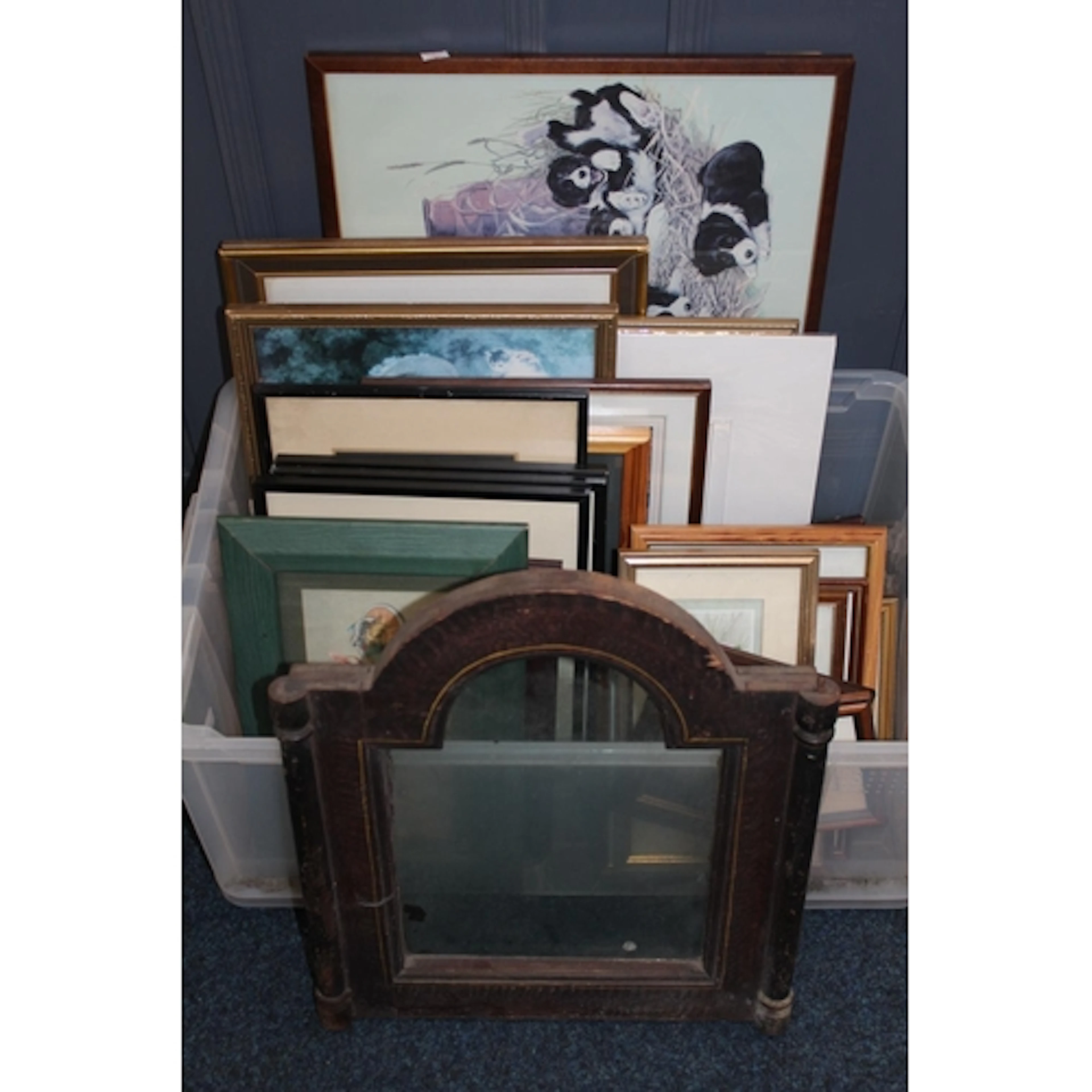 Box of prints to include POLLYANNA PICKERING, Hummel style r...