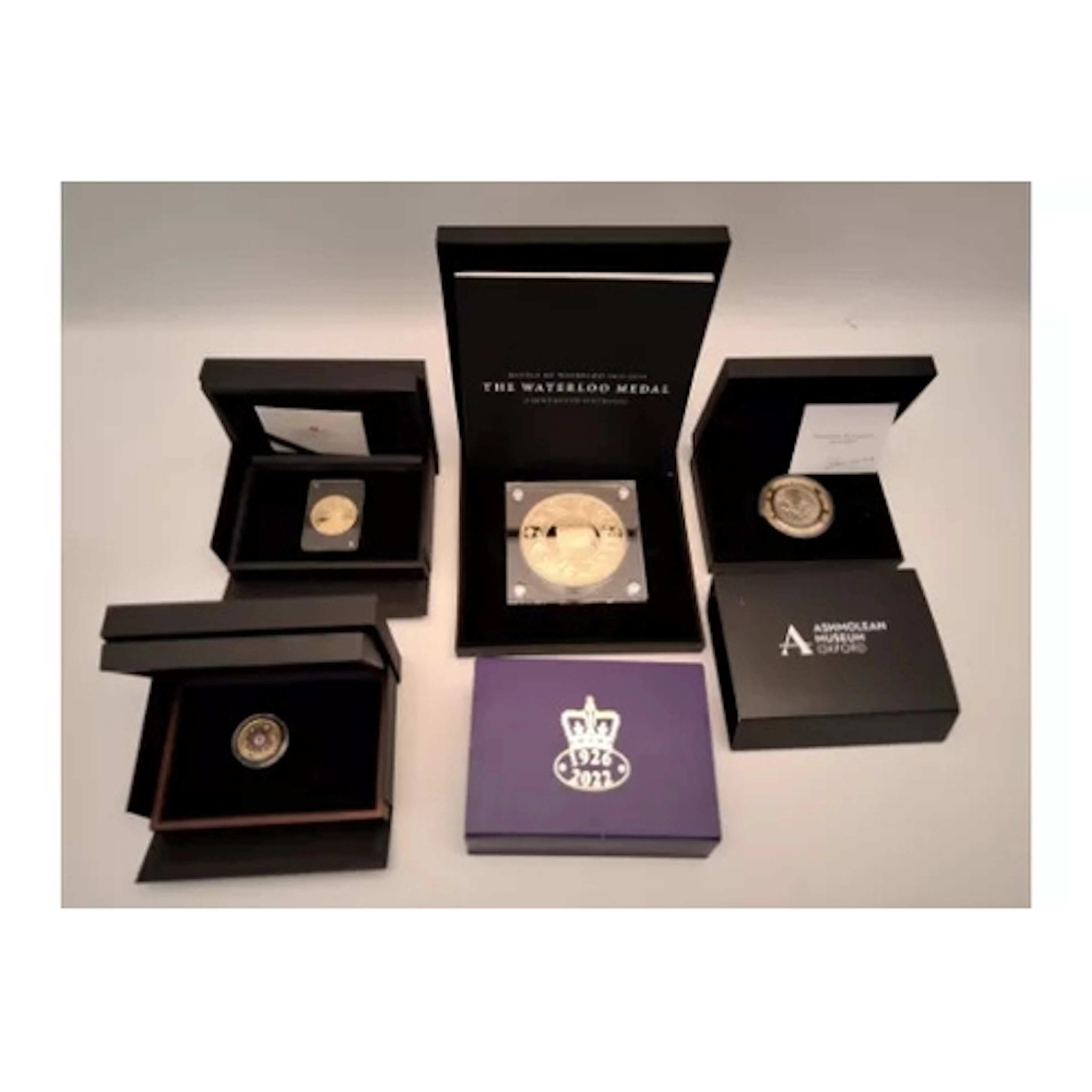 The Waterloo Medal boxed and encapsulated to commemorate 200...