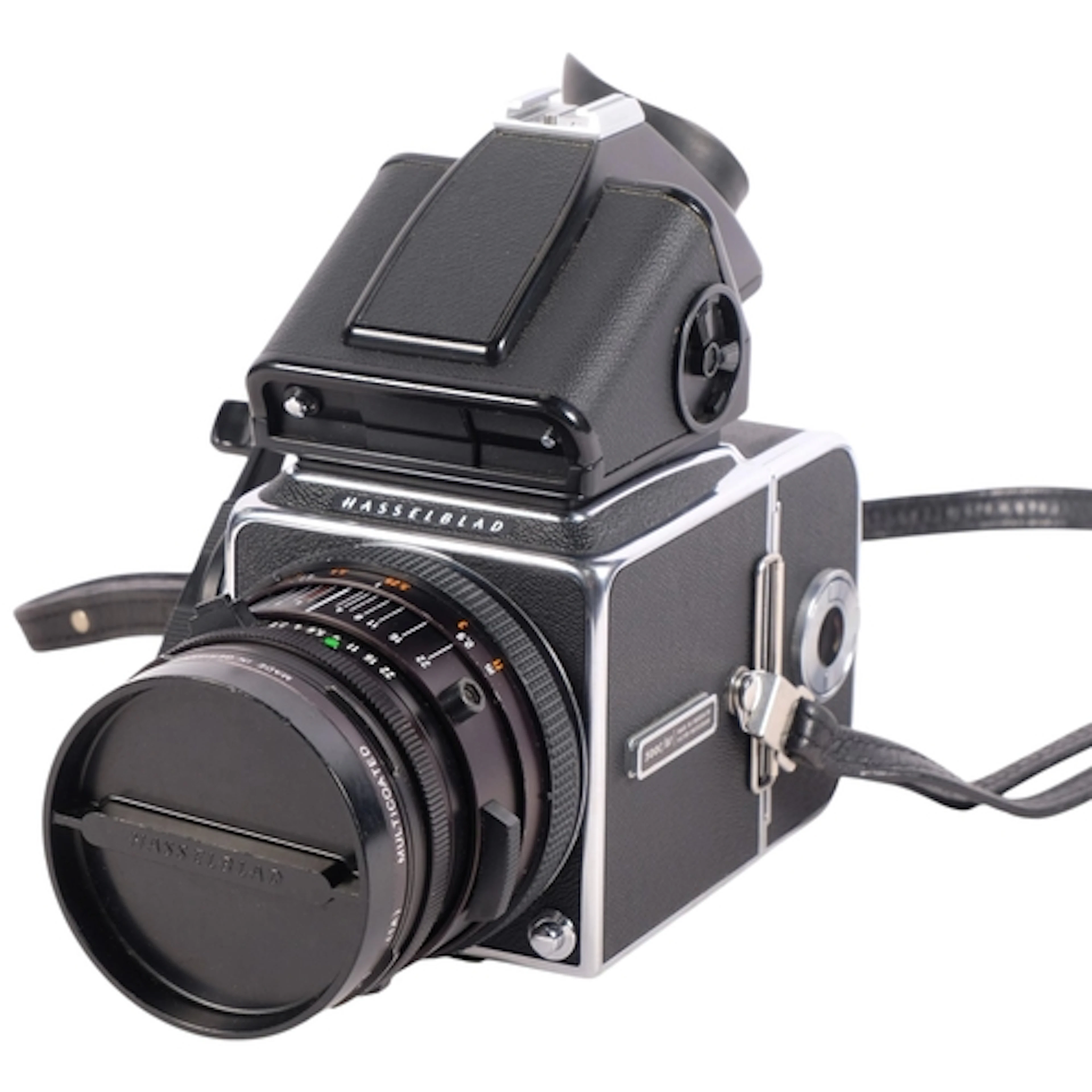 A Hasselblad 500C/M medium format camera, complete with inst...