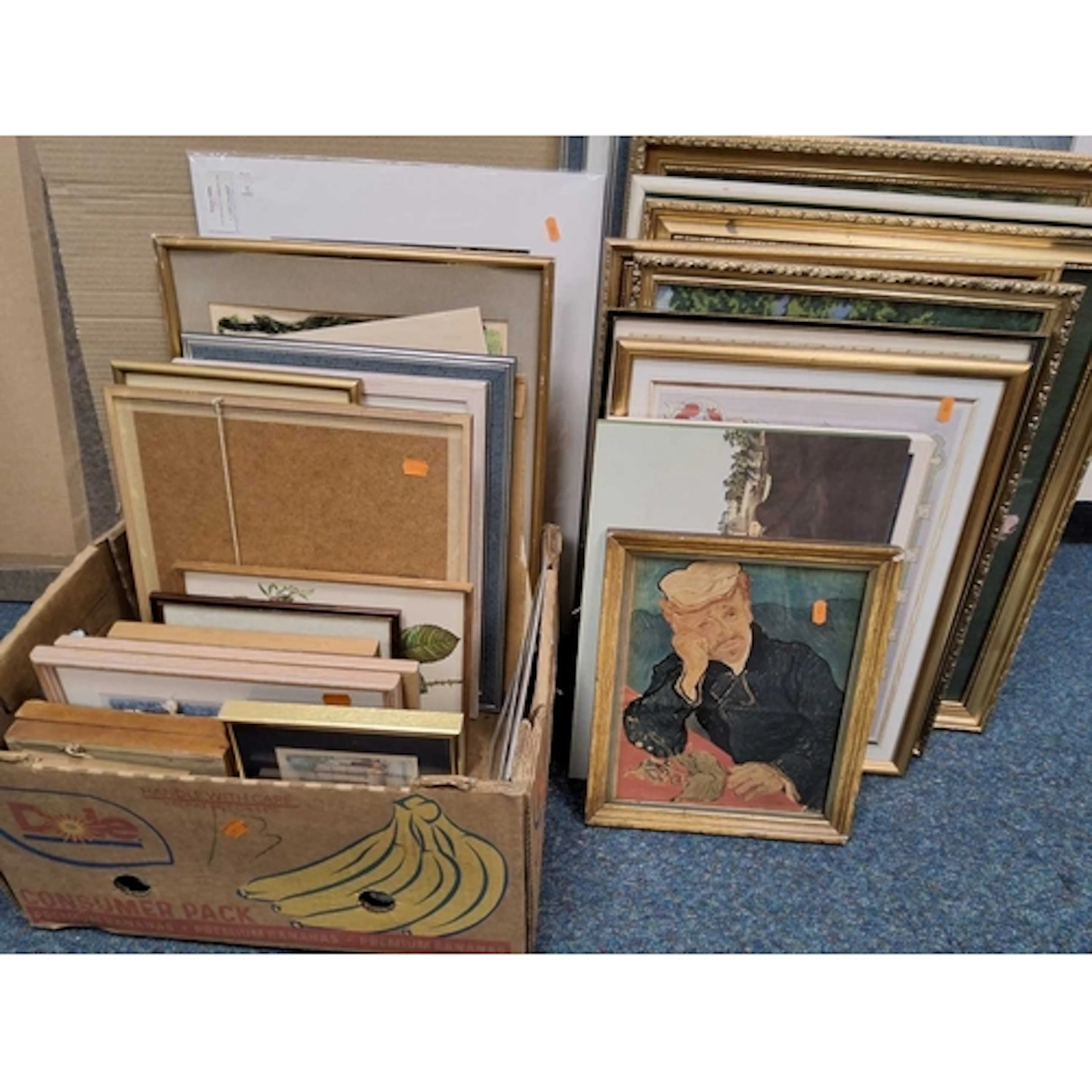 A QUANTITY OF PICTURES AND PRINTS ETC, to include framed WWI...