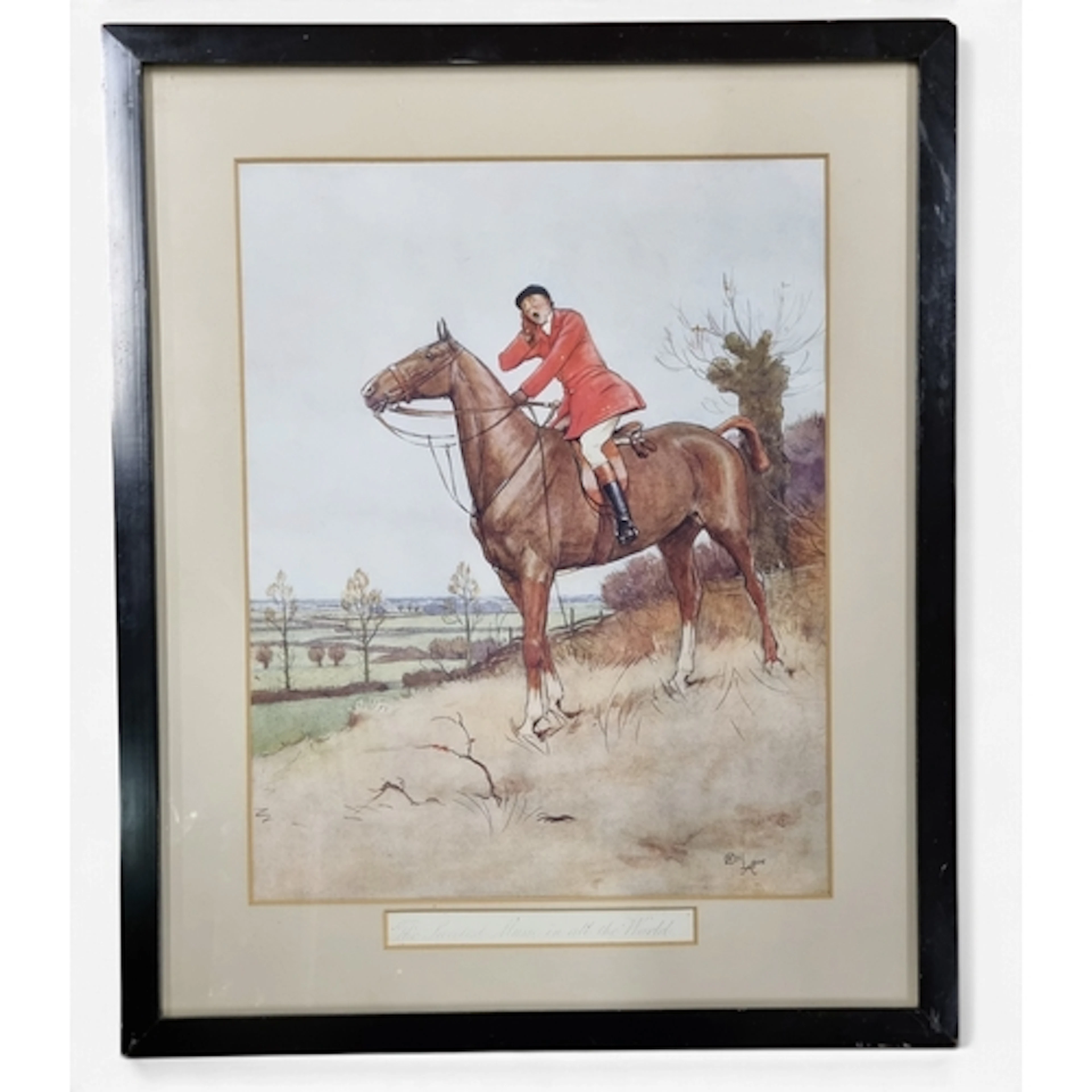 After Cecil Alding. A 20th Century coloured Print of 'The fi...