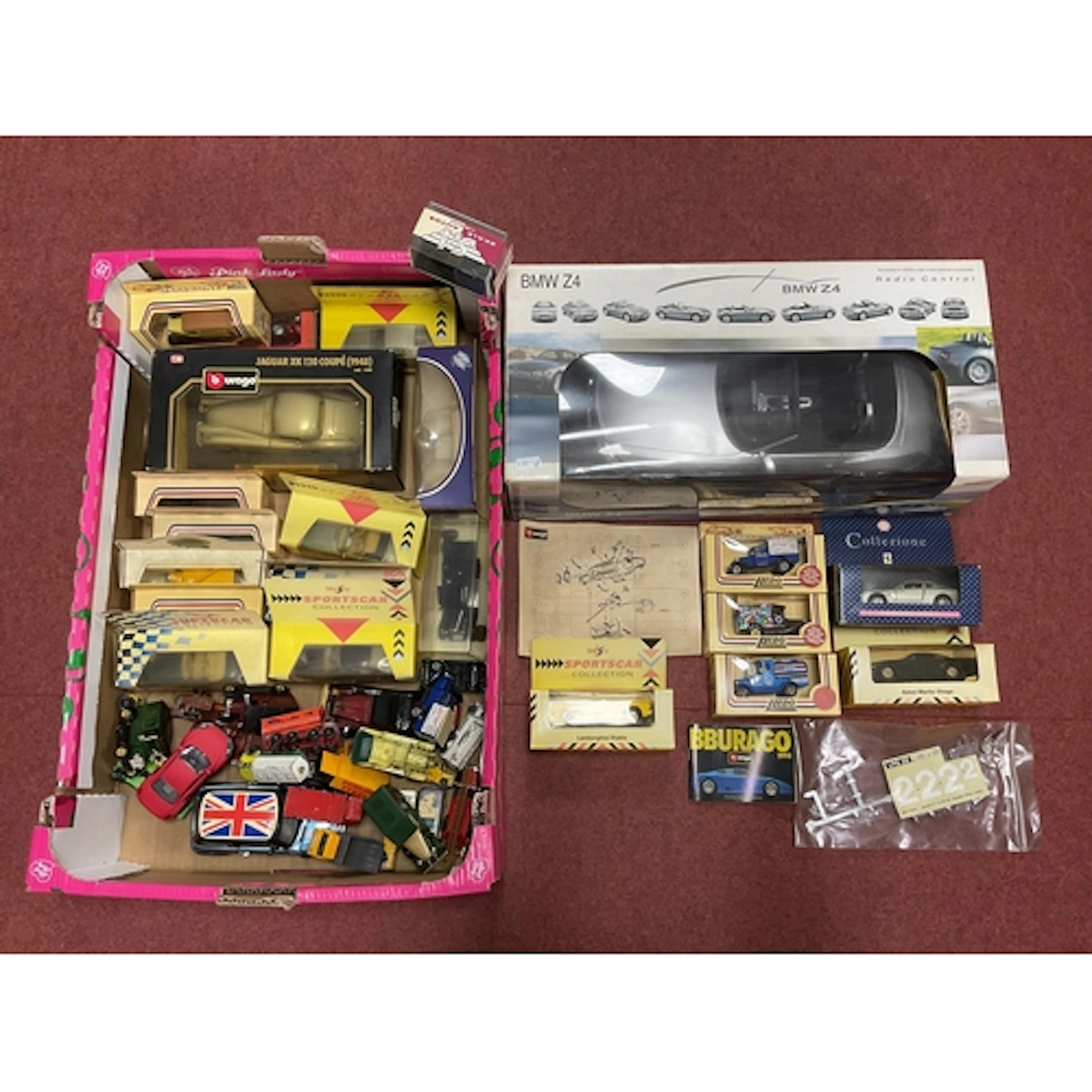 A quantity of diecast model vehicles by Lledo, Matchbox, Bur...