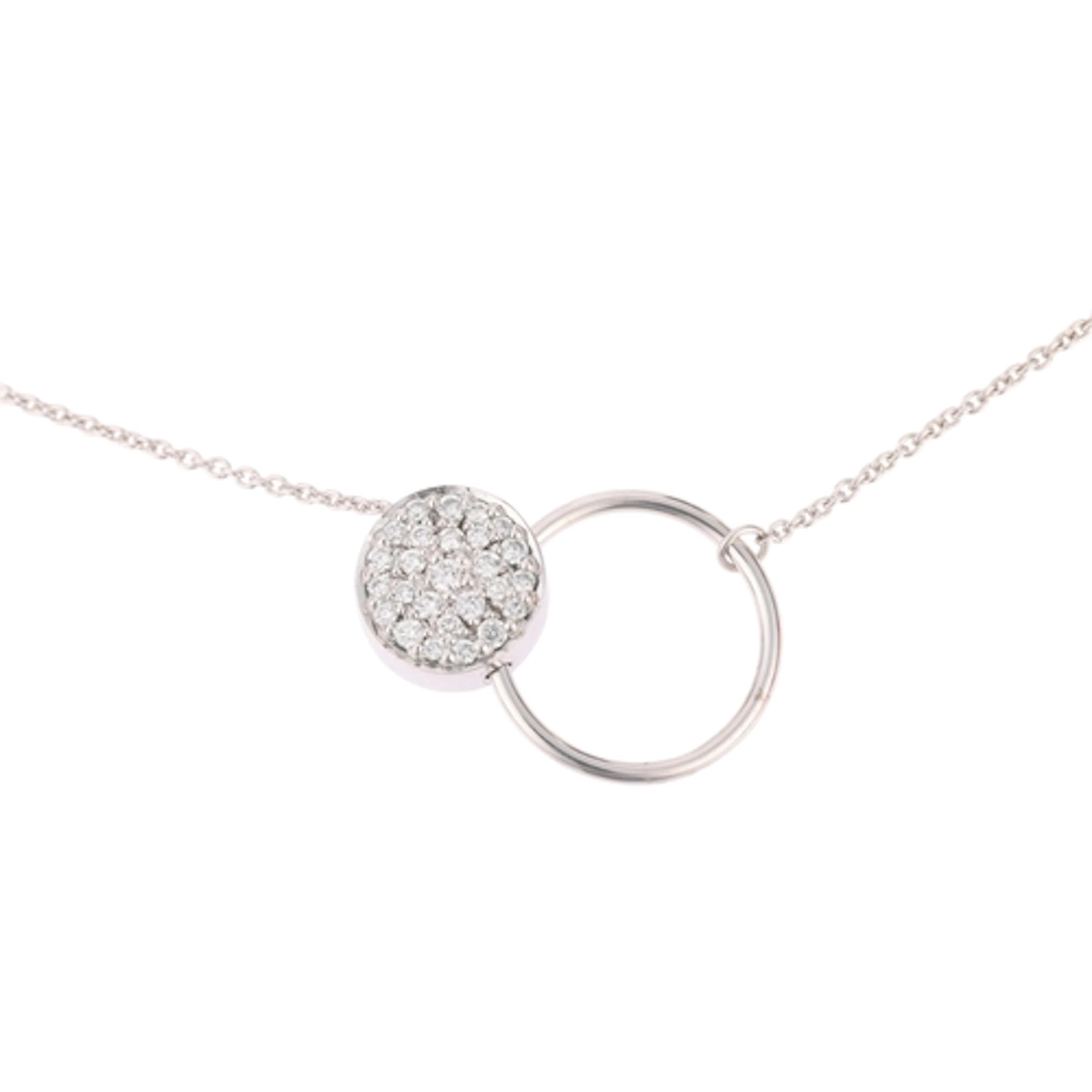 GEORG JENSEN - a Danish modernist 18ct white gold diamond Re...