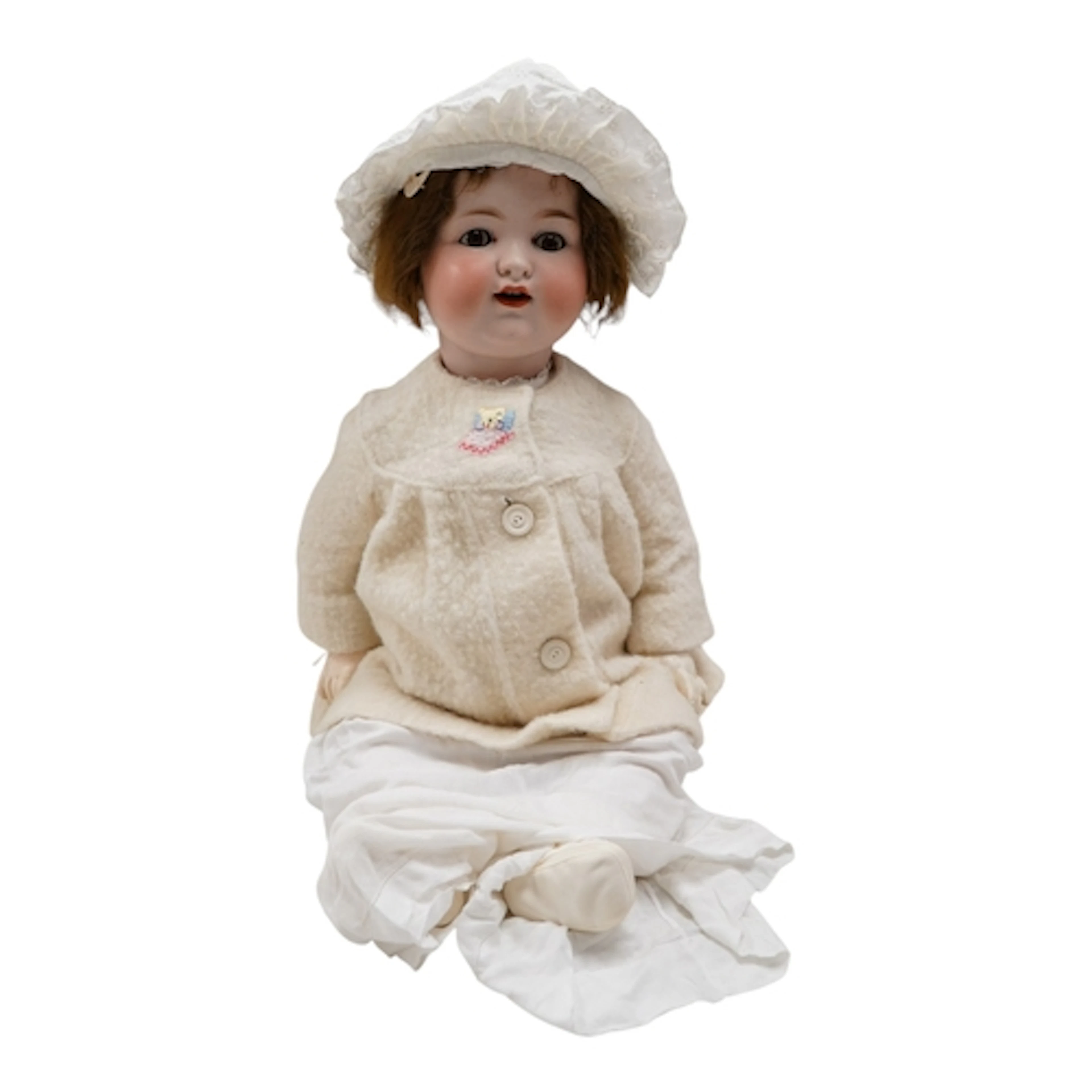 A large Armand Marseille 990 bisque head doll A14M, approx 6...