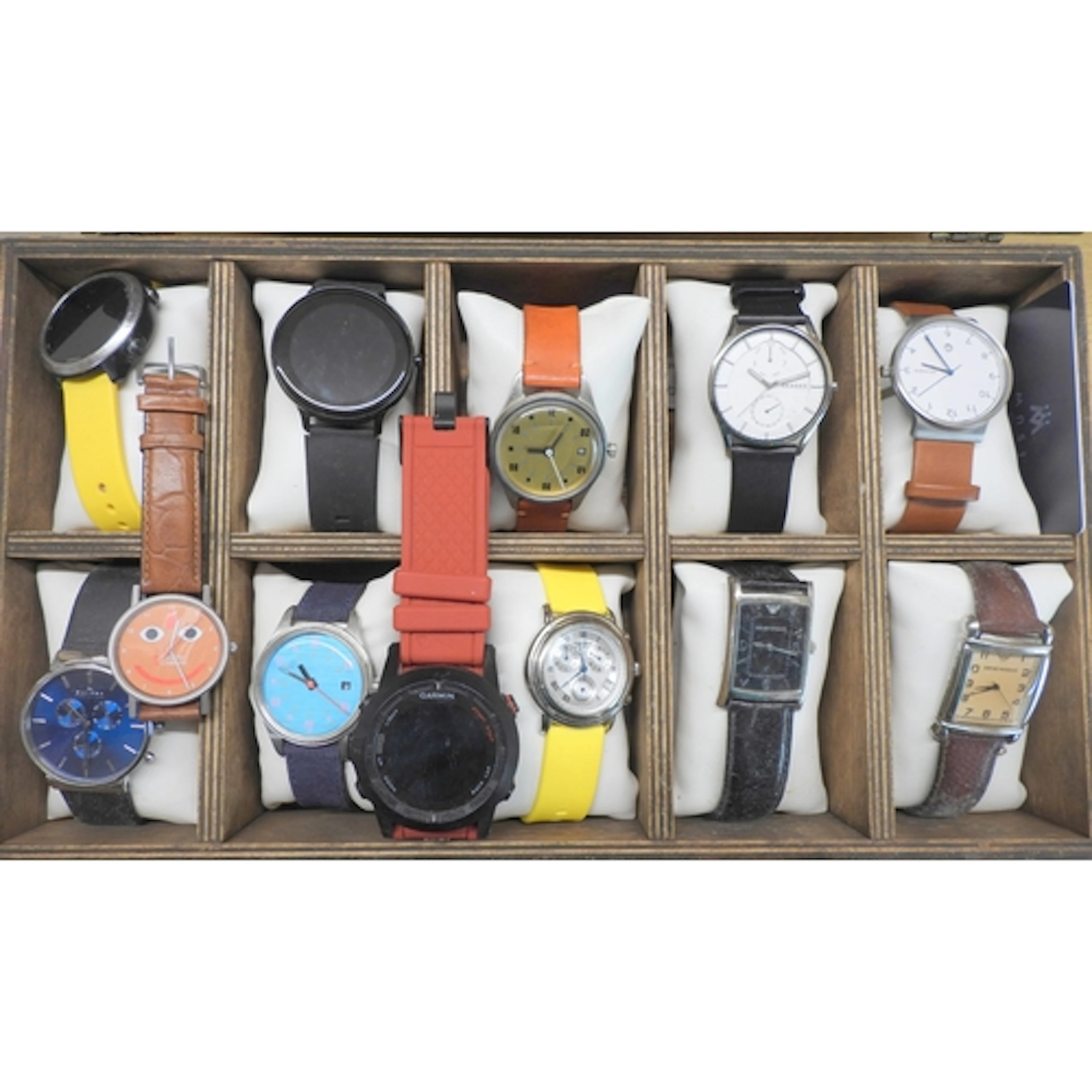 Twelve gents fashion watches to include three Danish design ...