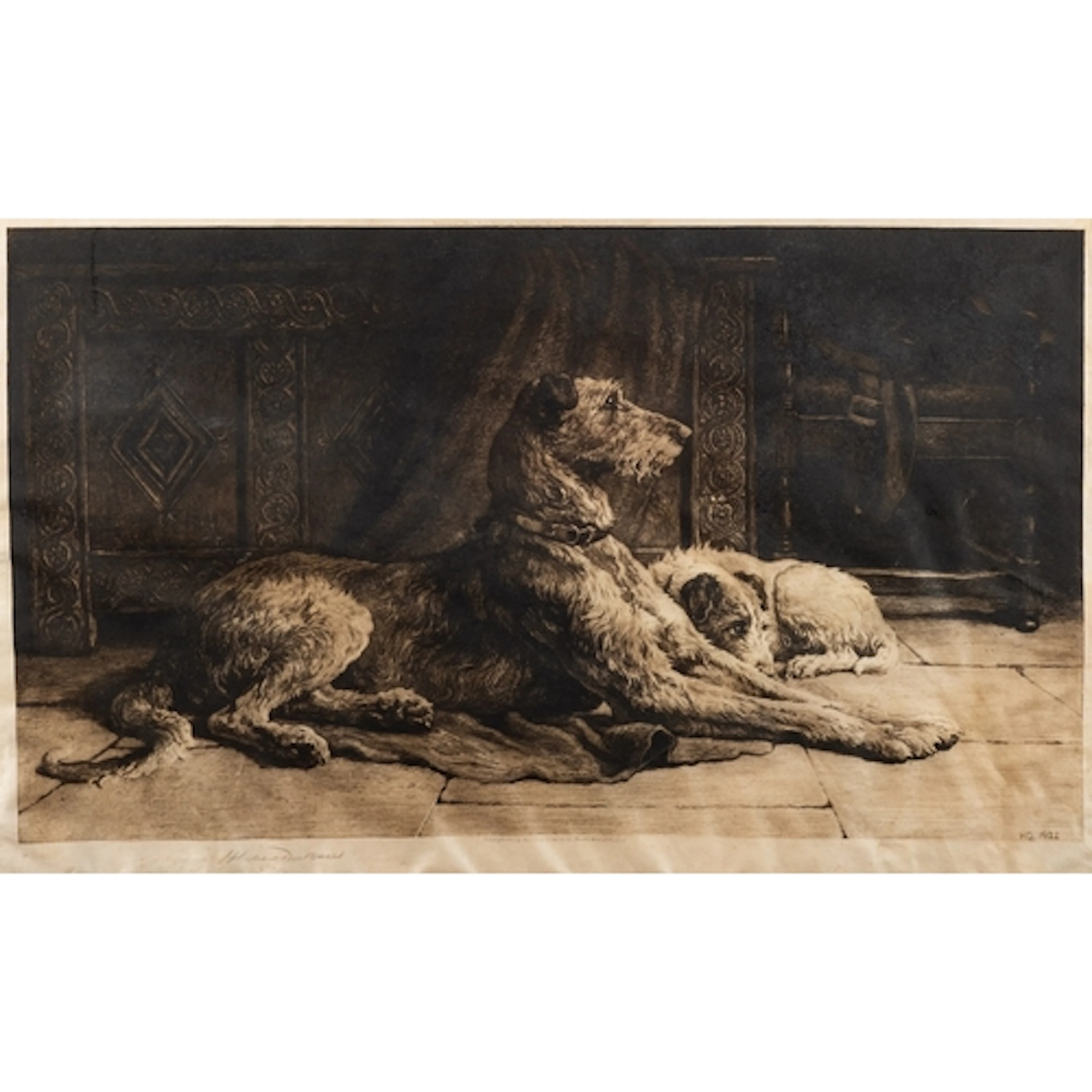Herbert Dicksee (British, 1862-1942) - Patience - Etching -...