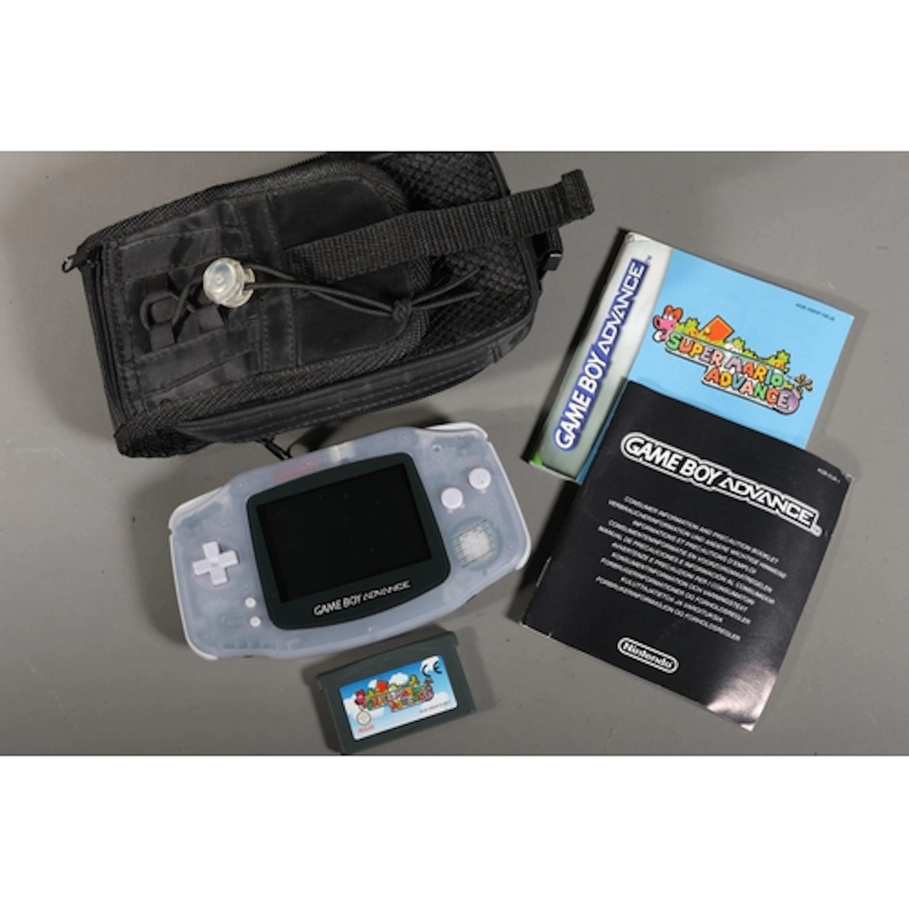 Gameboy Advance and Super Mario Advance game