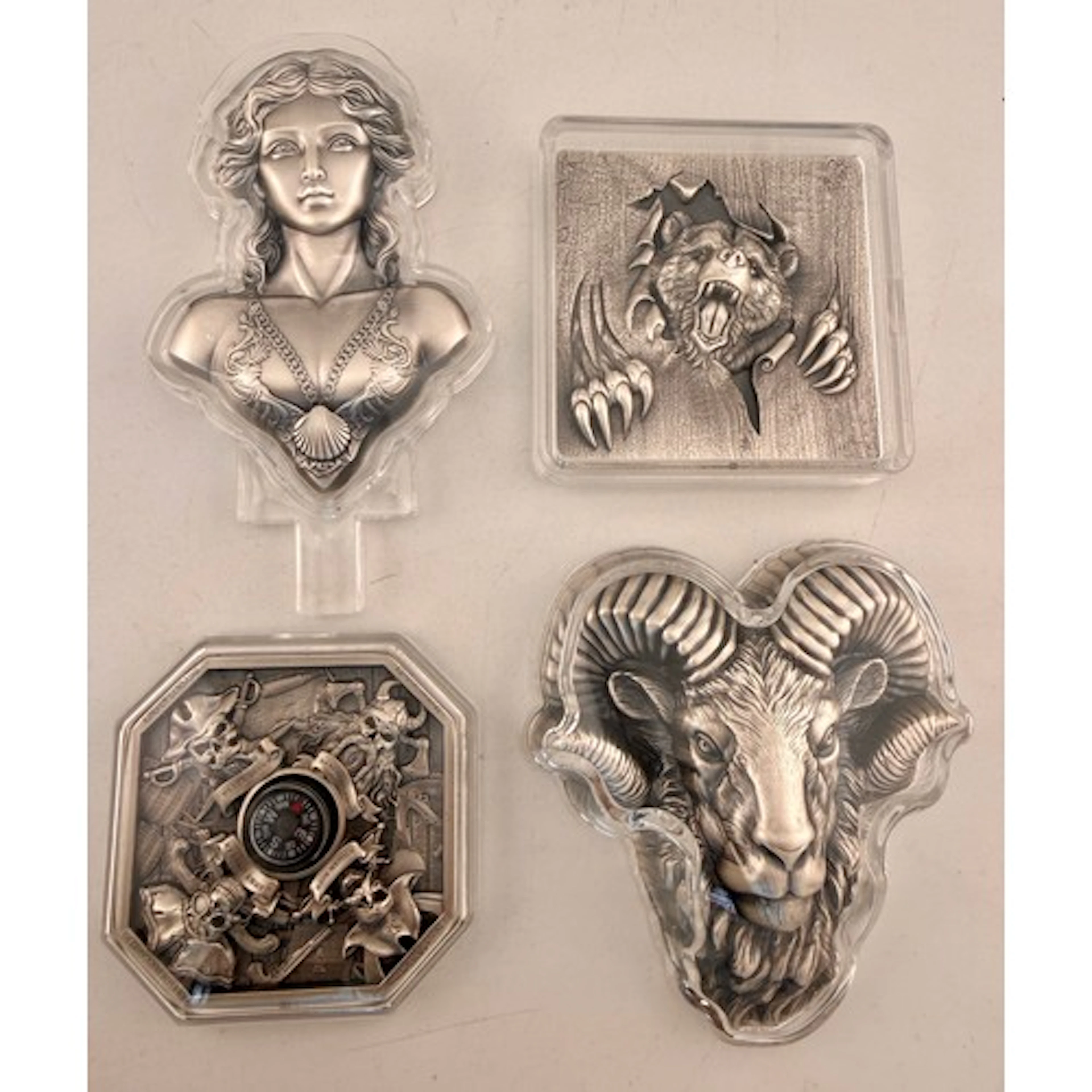 South Korean Komsco .999 silver to include Furious Beasts Be...