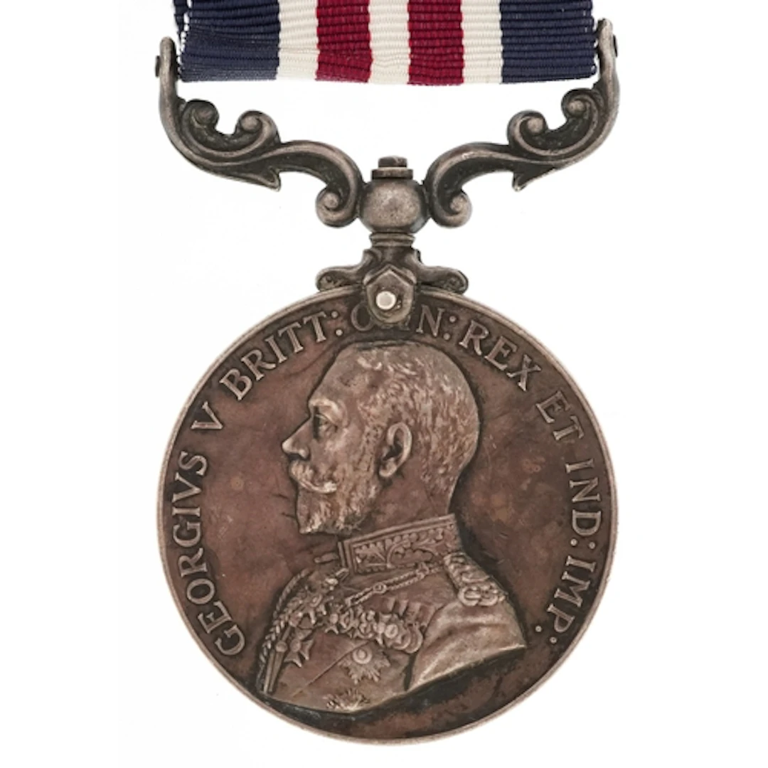 British military George V Bravery in the Field medal awarded...