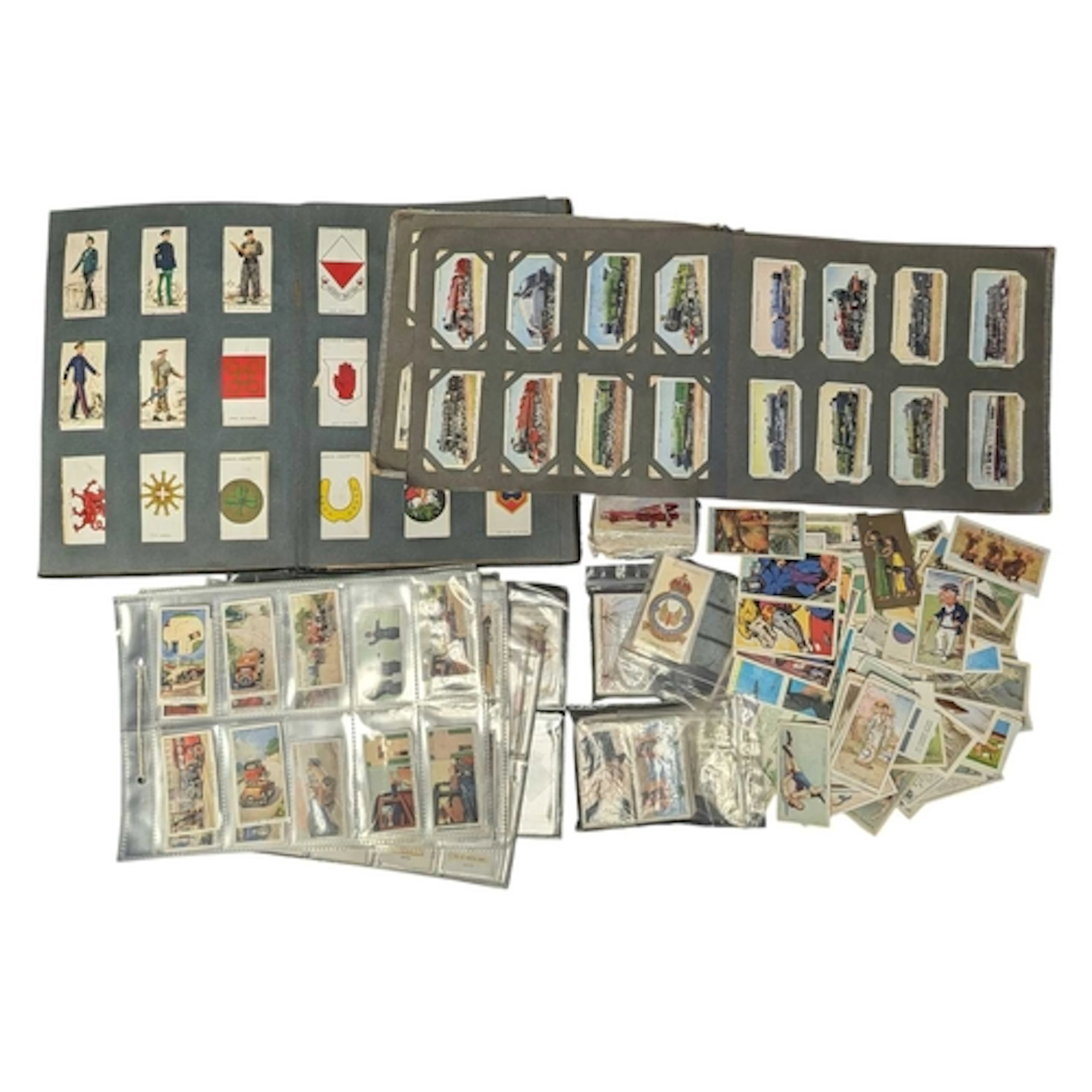 Collection of 20th century vintage cigarette cards. Includin...