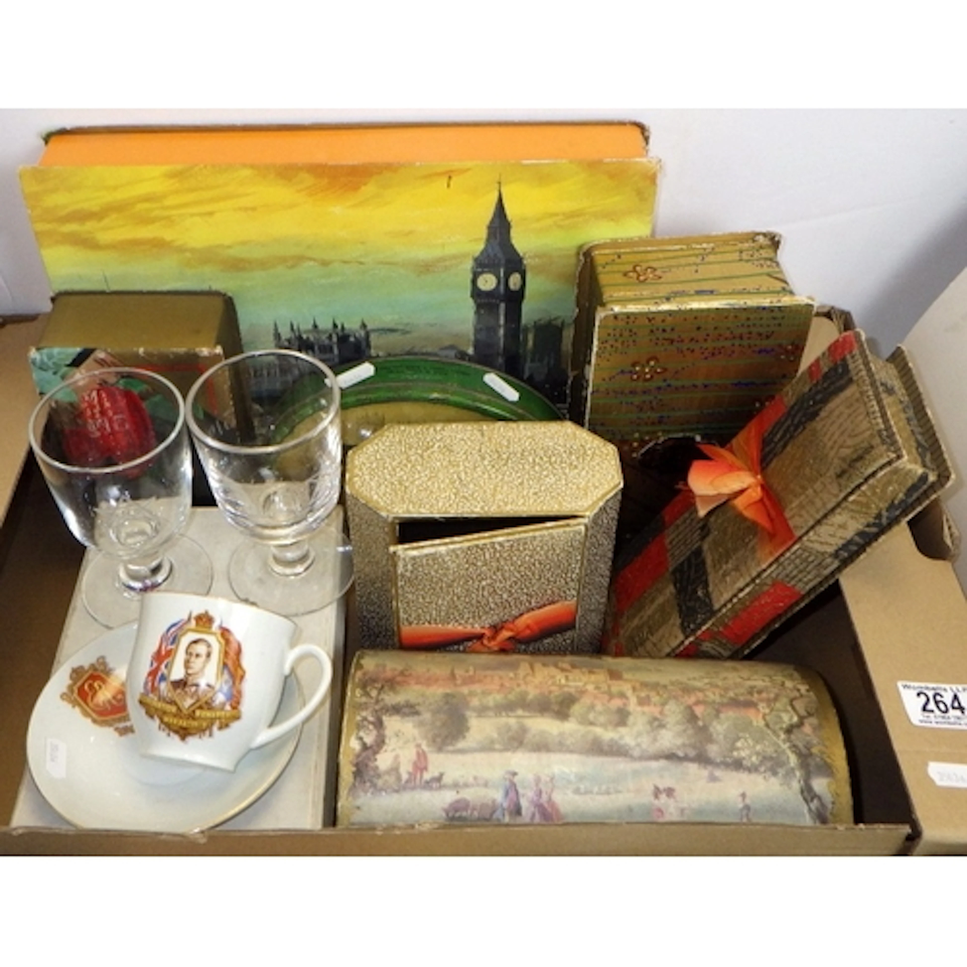 A box of vintage advertising tins / boxes to inc Terry of Yo...