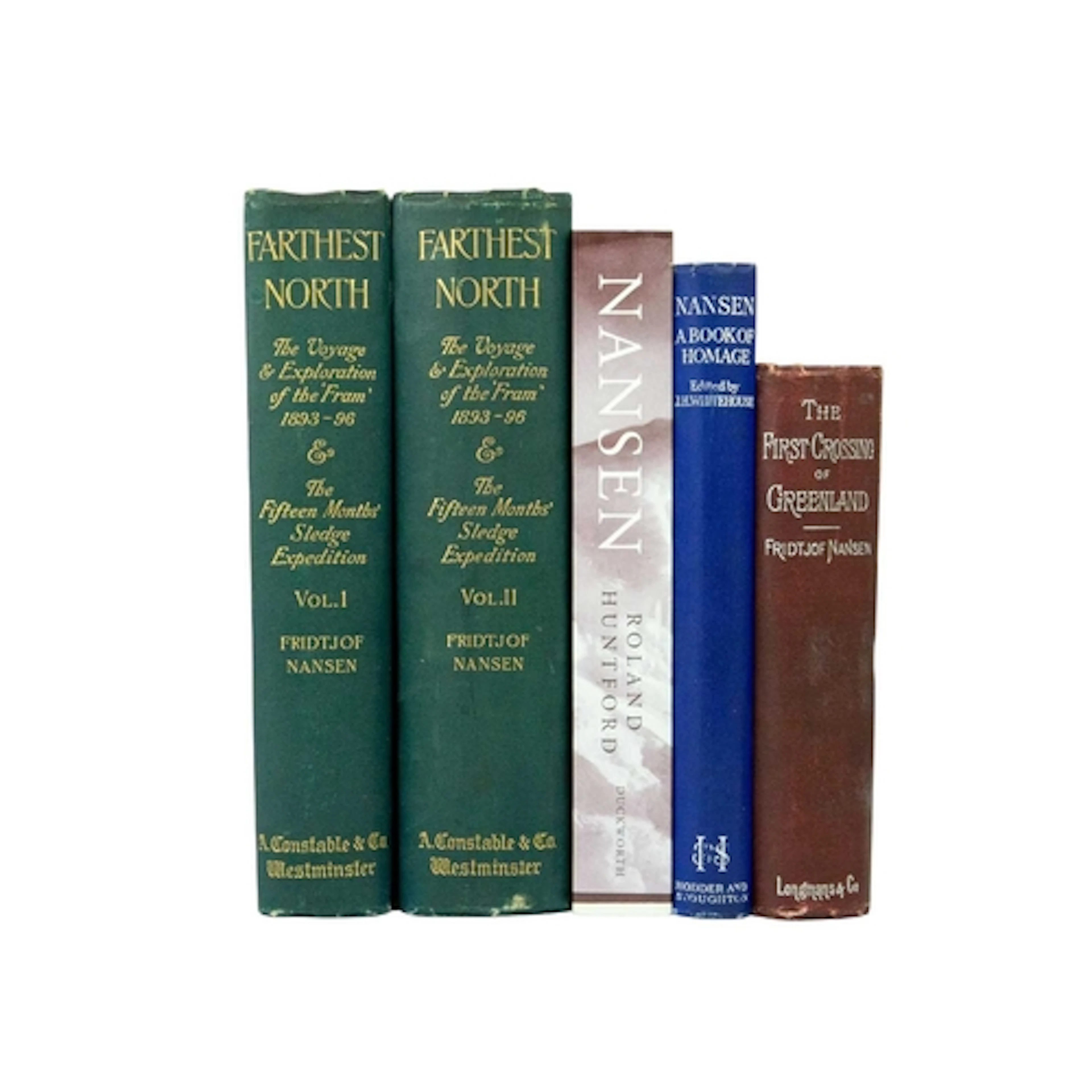 Fridtjof Nansen five works 'Farthest North. Being the Record...