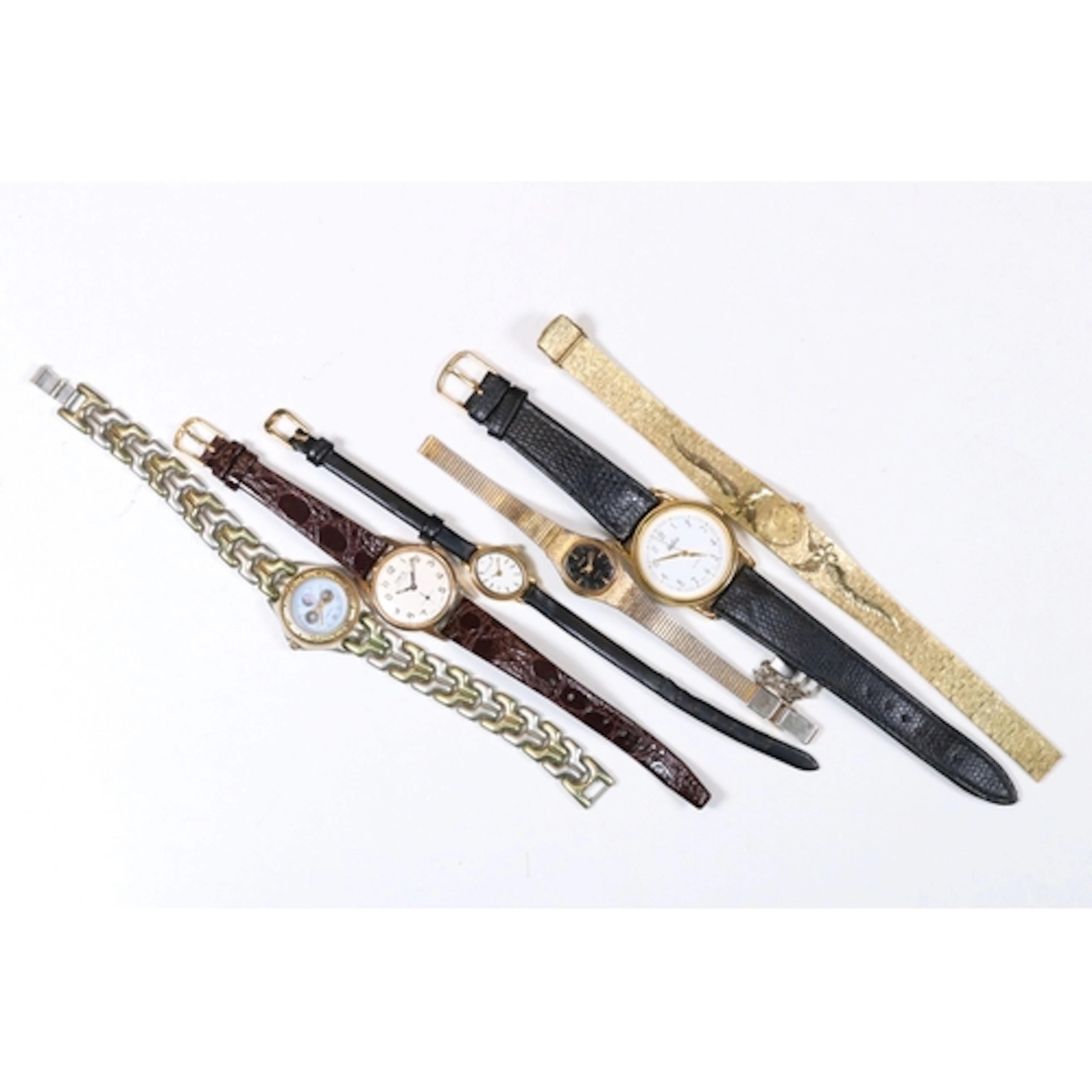 Small quantity of ladies and gents wrist watches to include ...