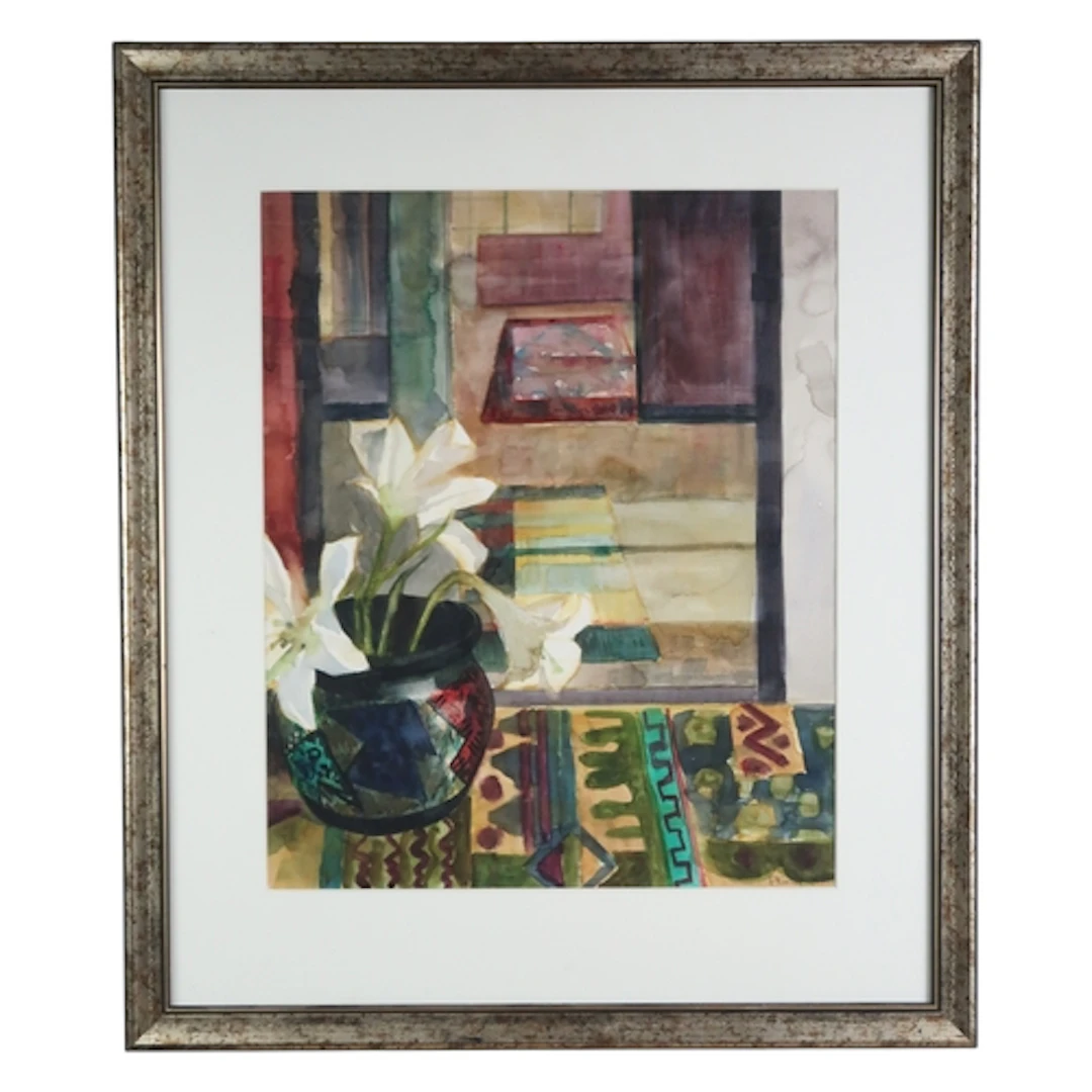 PATRICIA KEAY (SCOTTISH CONTEMPORARY) STILL LIFE WITH ...