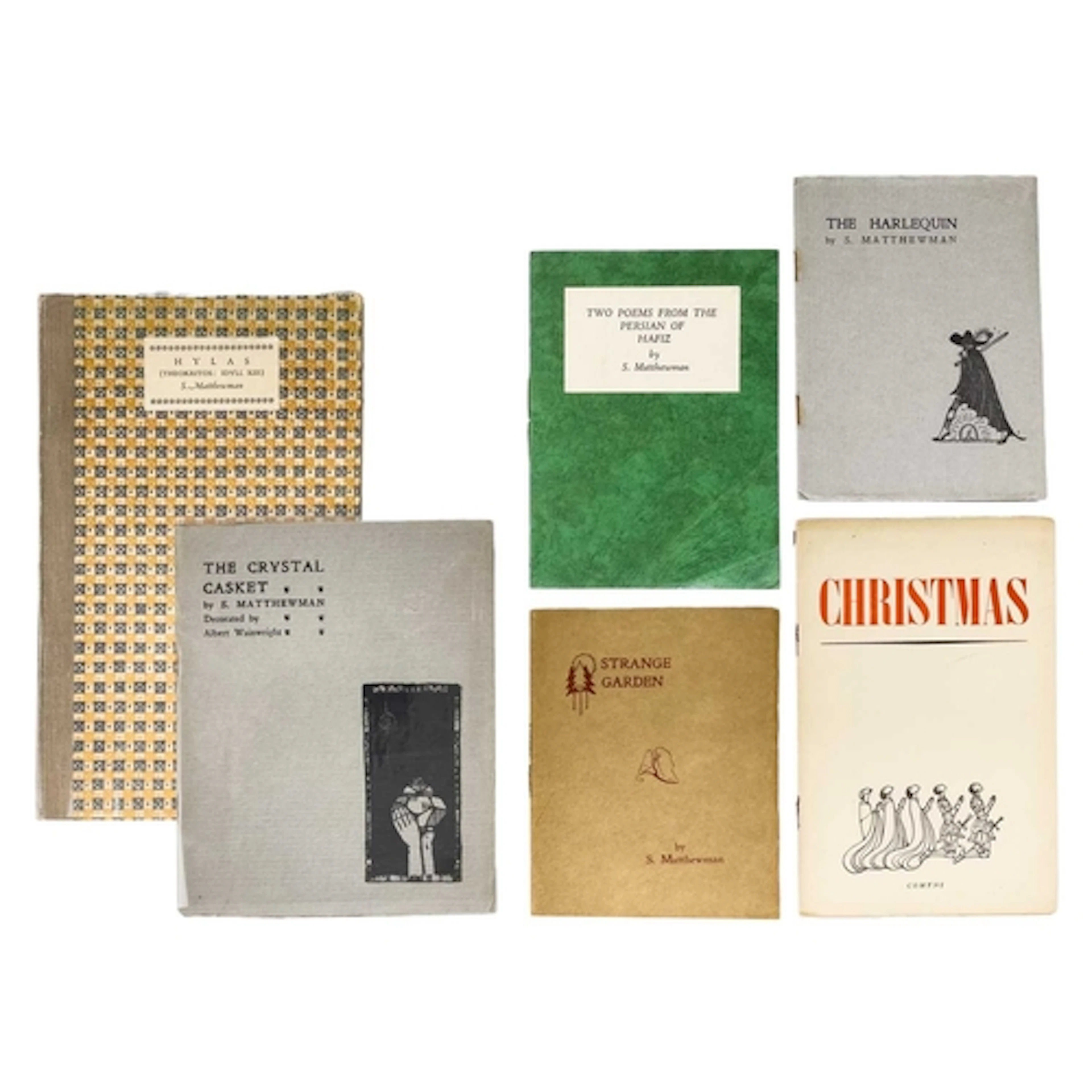 (Signed Poetry) Sydney Matthewman Six scarce works 'Strange ...