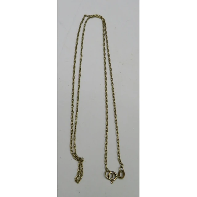 9ct Yellow Gold Fine Chain approx. 48cm L (TC1)