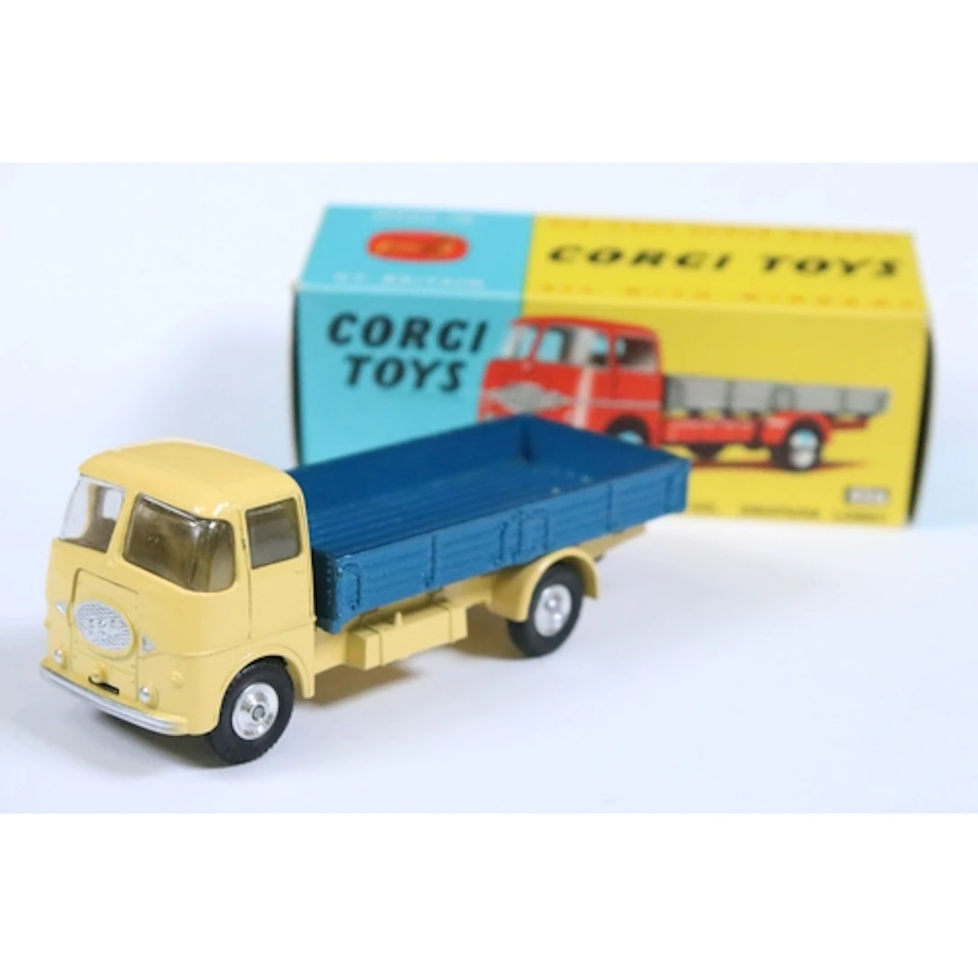 Boxed Corgi 456 ERF Model 44G Dropside Lorry in yellow cab &...