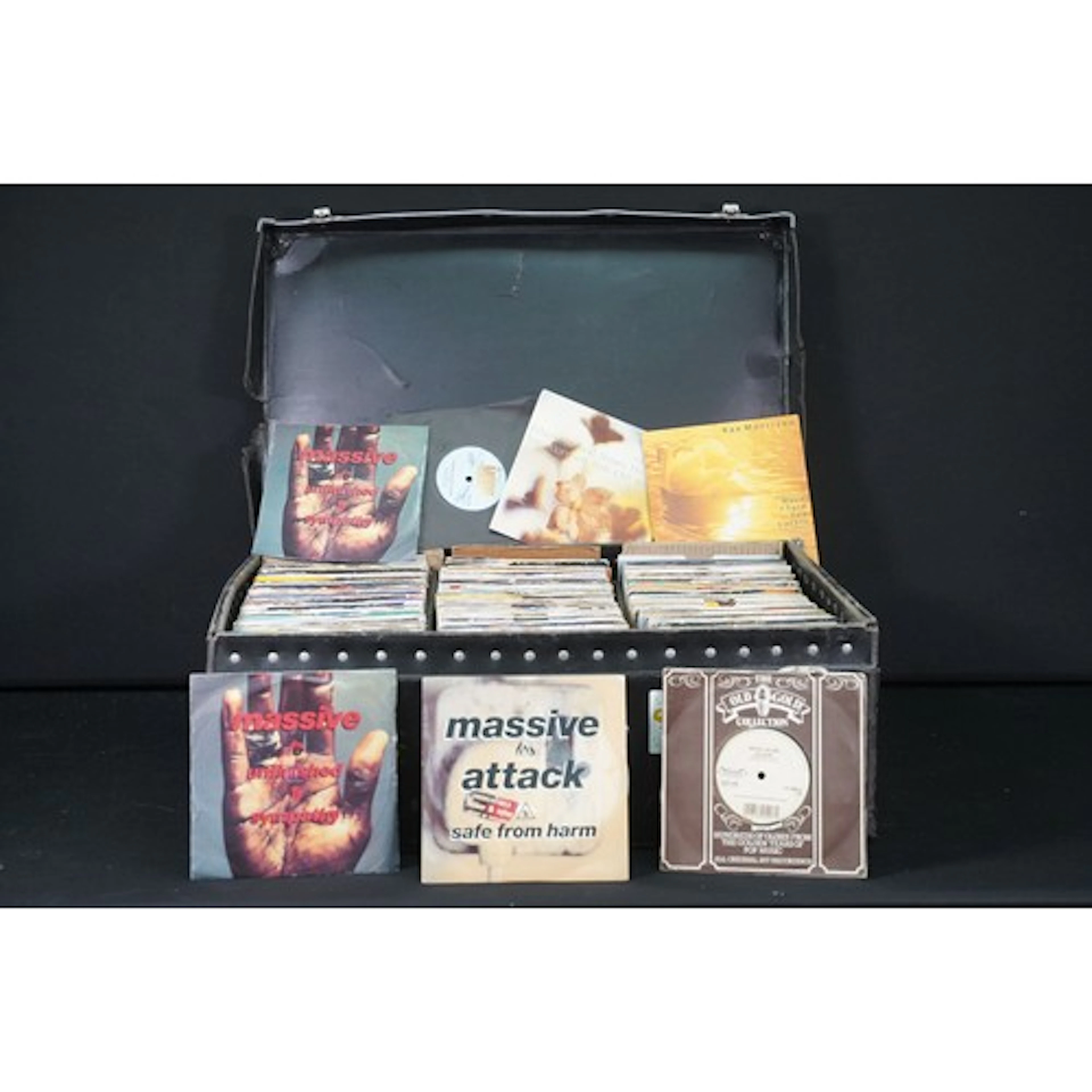 Vinyl - Over 350 Rock & Pop 7" singles to include Van Morris...