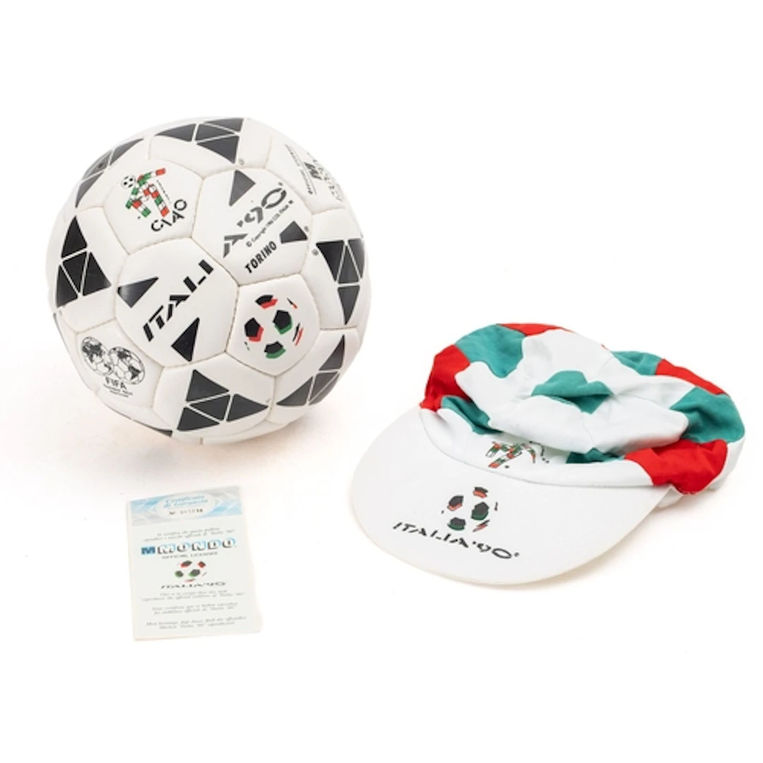 A Mondo 'Torino' Italia '90 football in original box togethe...
