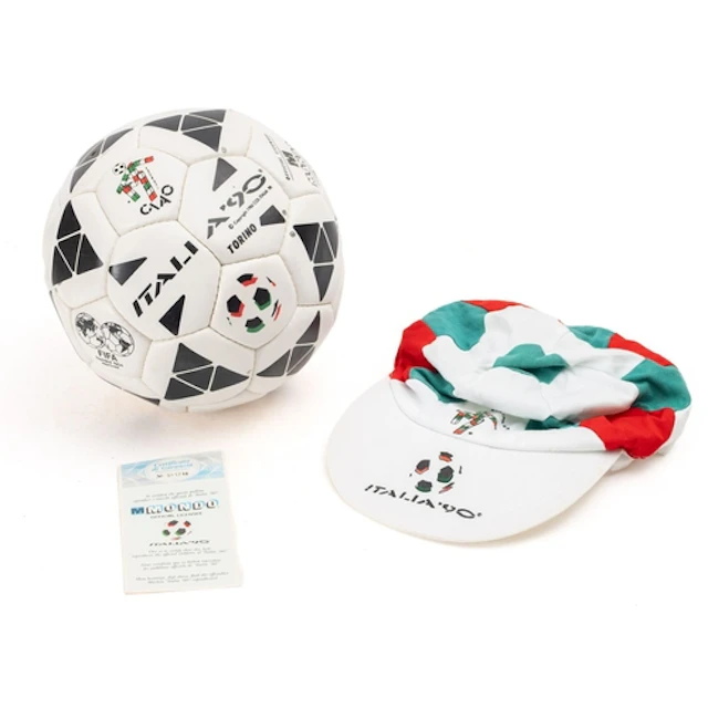 A Mondo 'Torino' Italia '90 football in original box togethe...