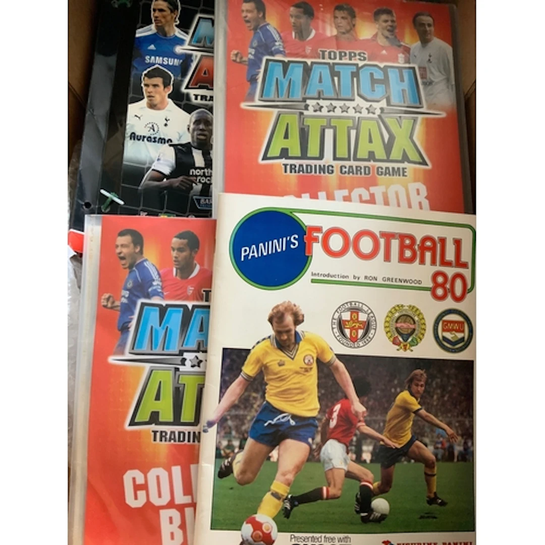 Football Box + Memorabilia Boxes: Books include set of 4 Cax...