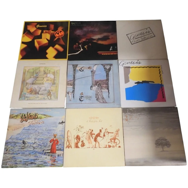 GENESIS - 15 Vinyl LP Records from the Prog Rock pioneers to...