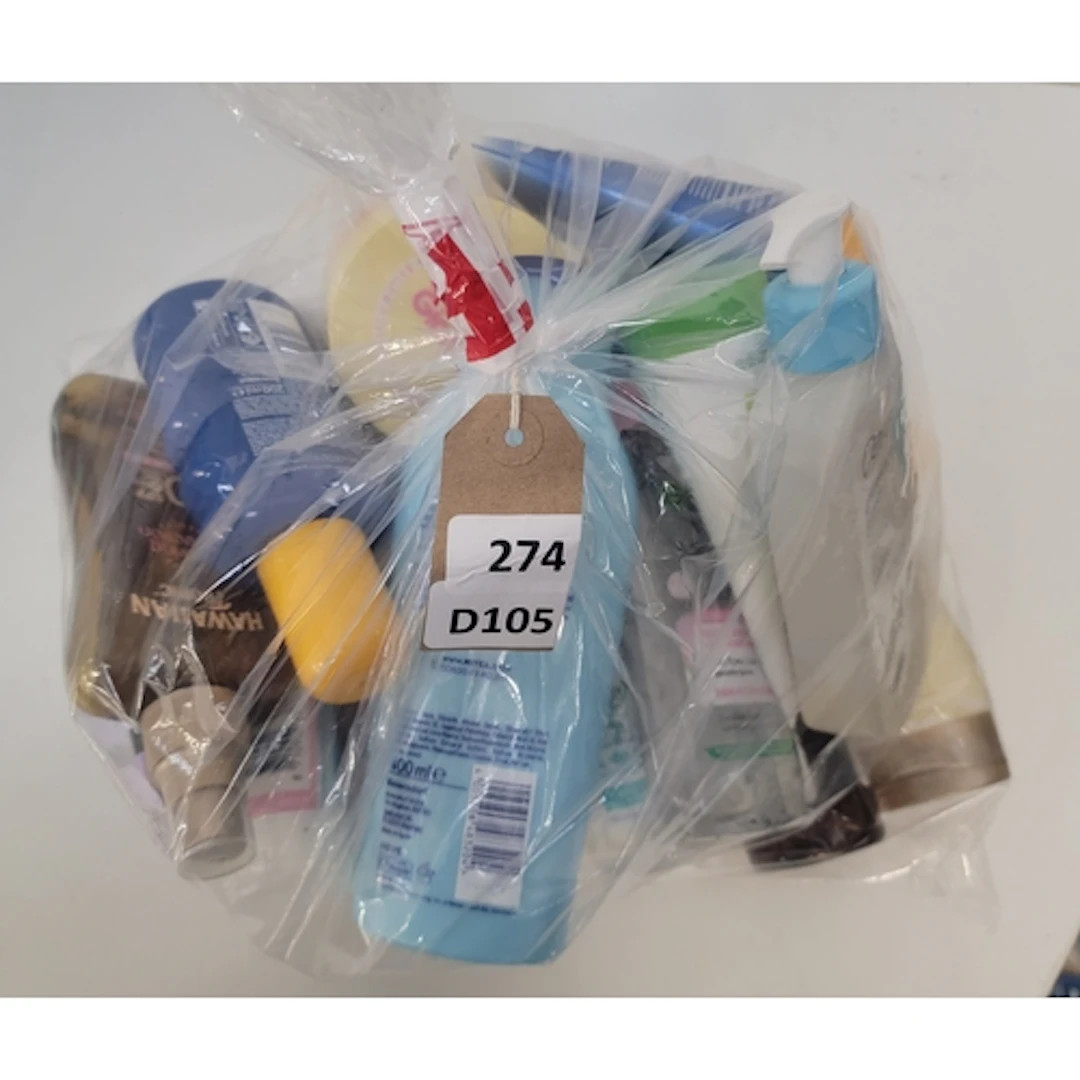 ONE BAG OF PART USED HYGIENE ITEMS including Cera-Ve