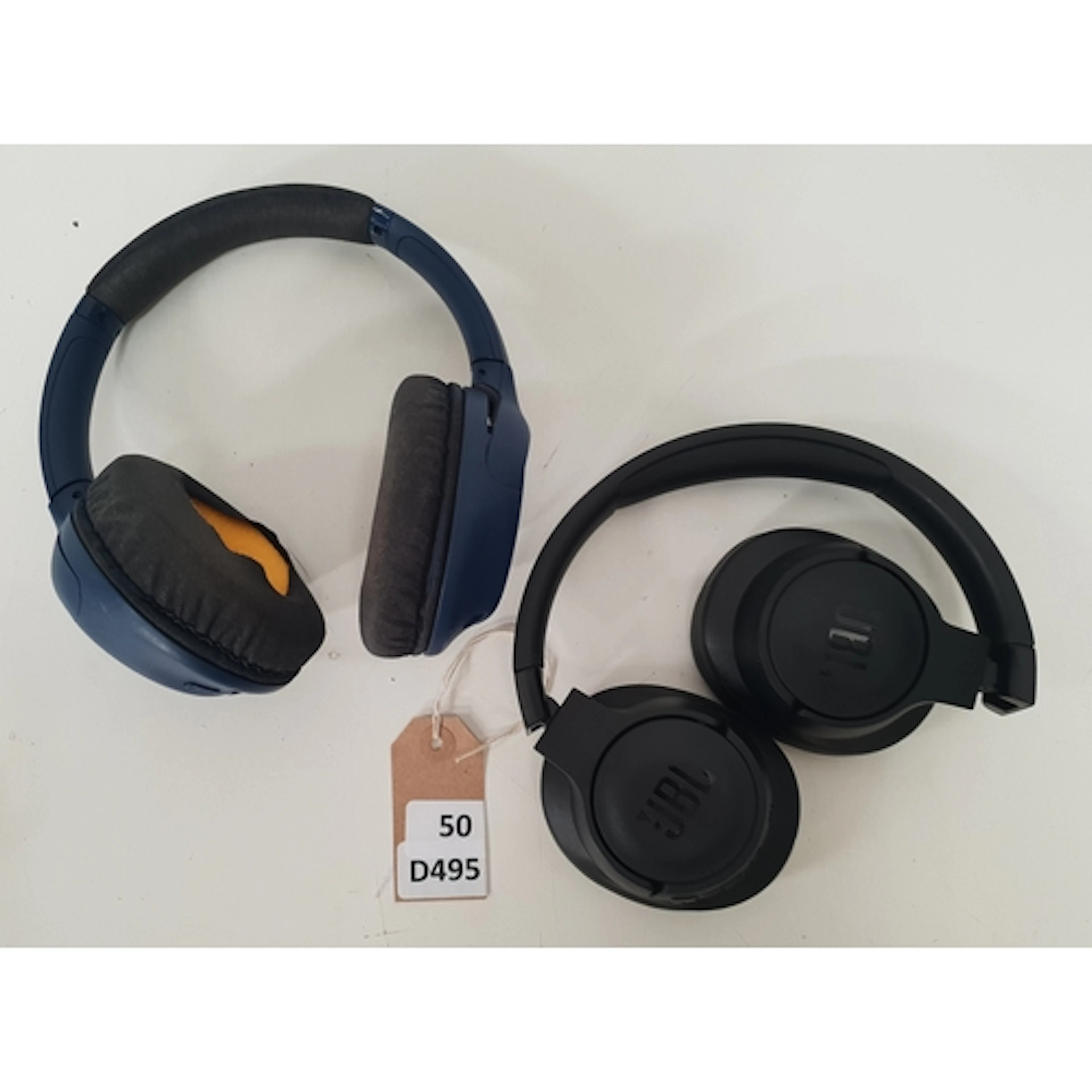 TWO PAIRS OF HEADPHONES comprising Sony WH-CH710N and JBL TU...