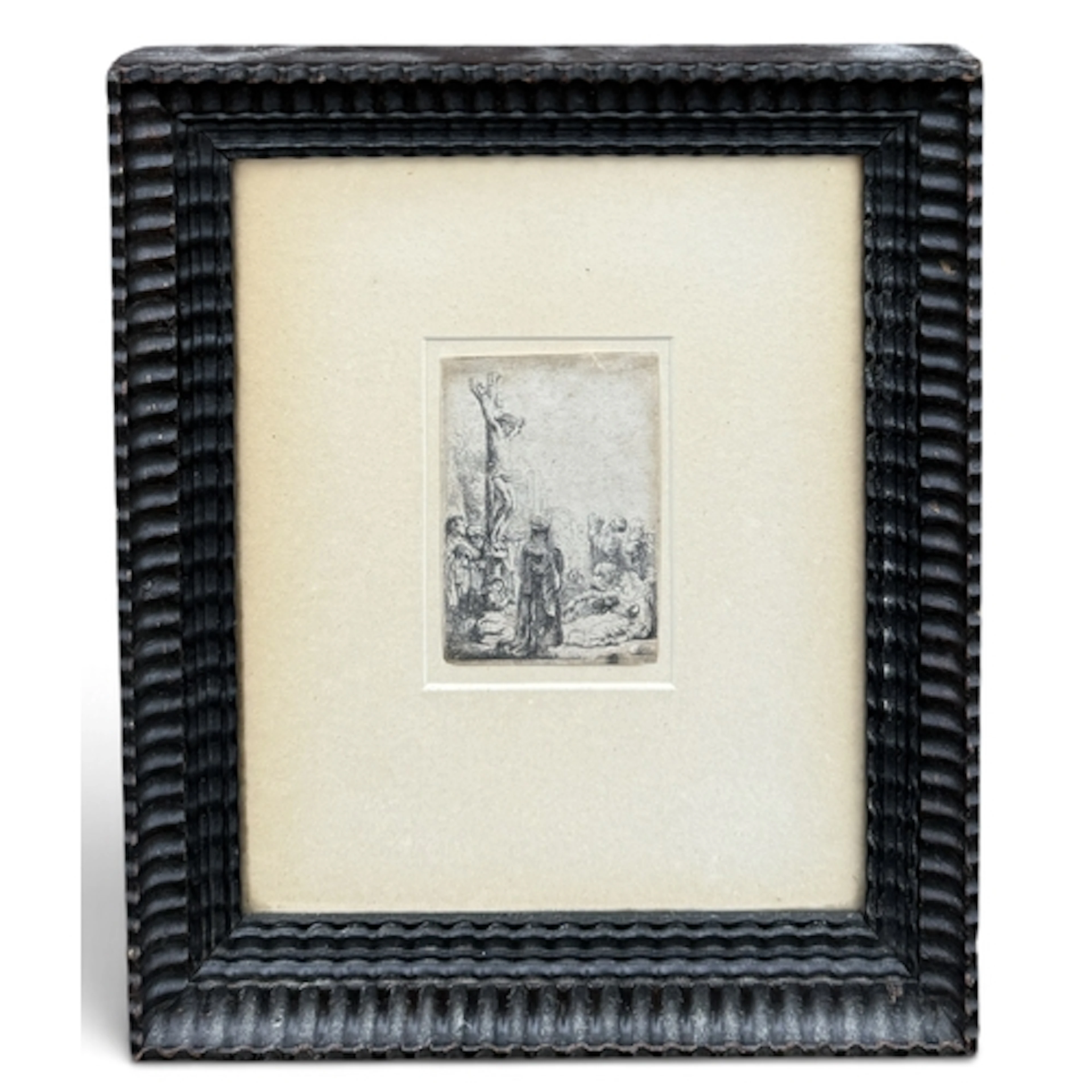 REMBRANDT VAN RIJN (DUTCH, 1606-1669): THE CRUCIFIXION, SMAL...