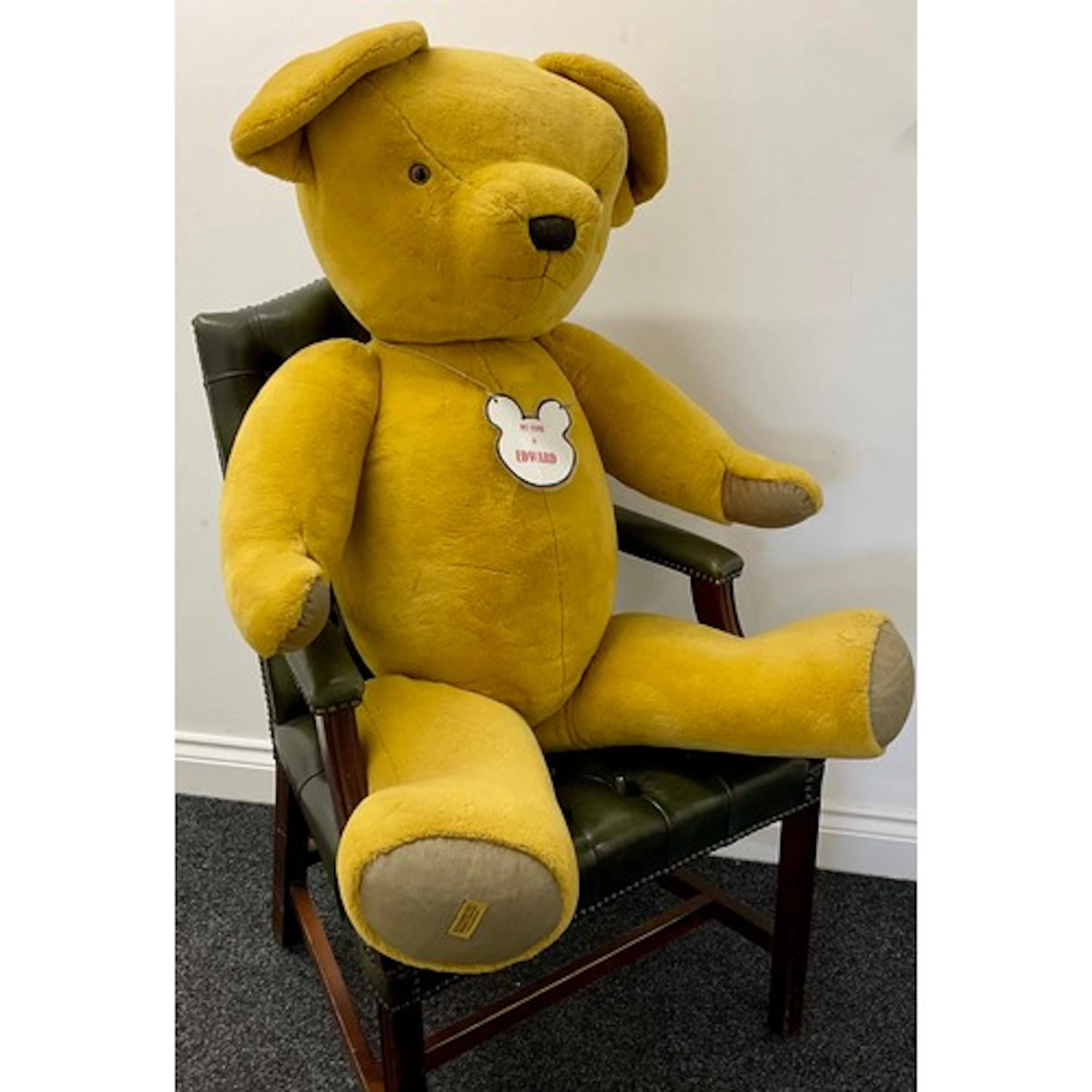 A very large plush freestanding teddy-bear by Merrythought, ...