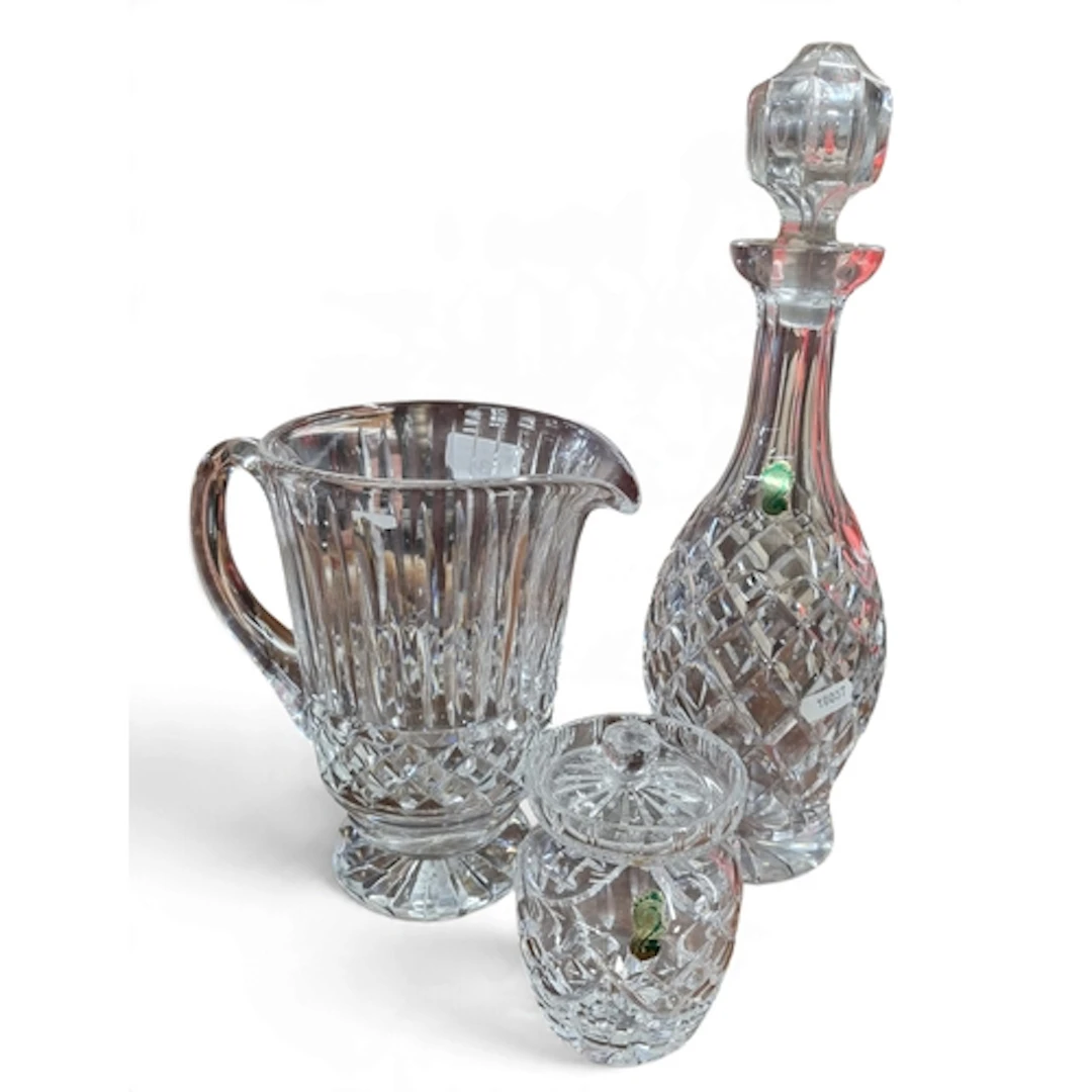 A group of Waterford Crystal items to include a Jug, Decante...