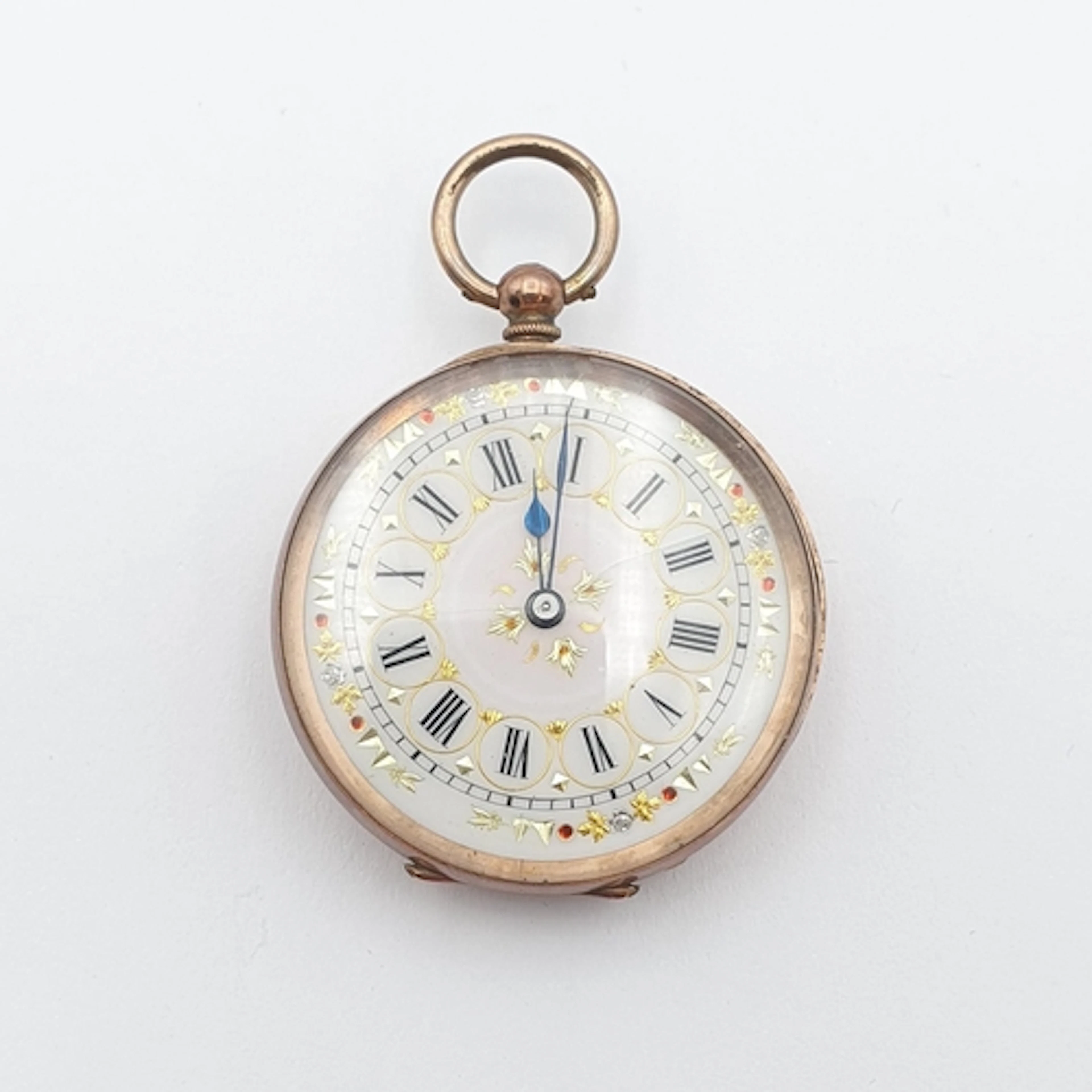 An early 20th century continental Pocket Watch in a 9ct gold...