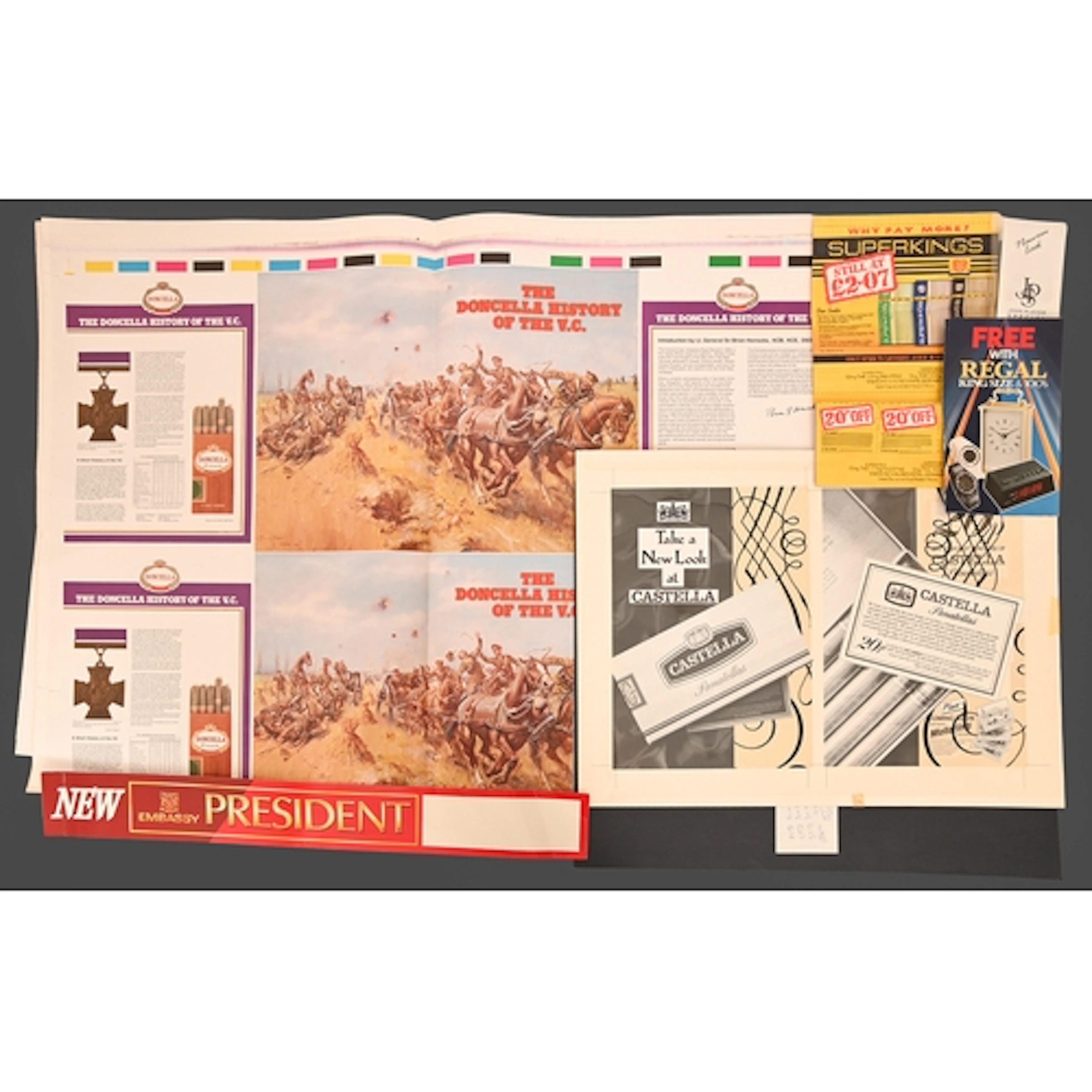 Vintage advertising. Tobacco. Posters, product design and pr...