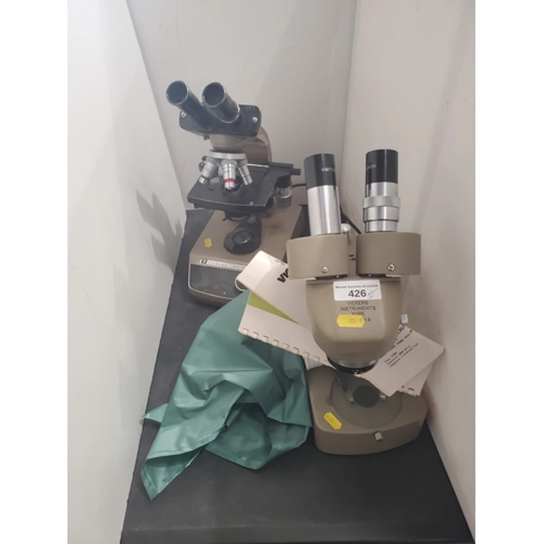 Two Vickers Microscopes (R6)