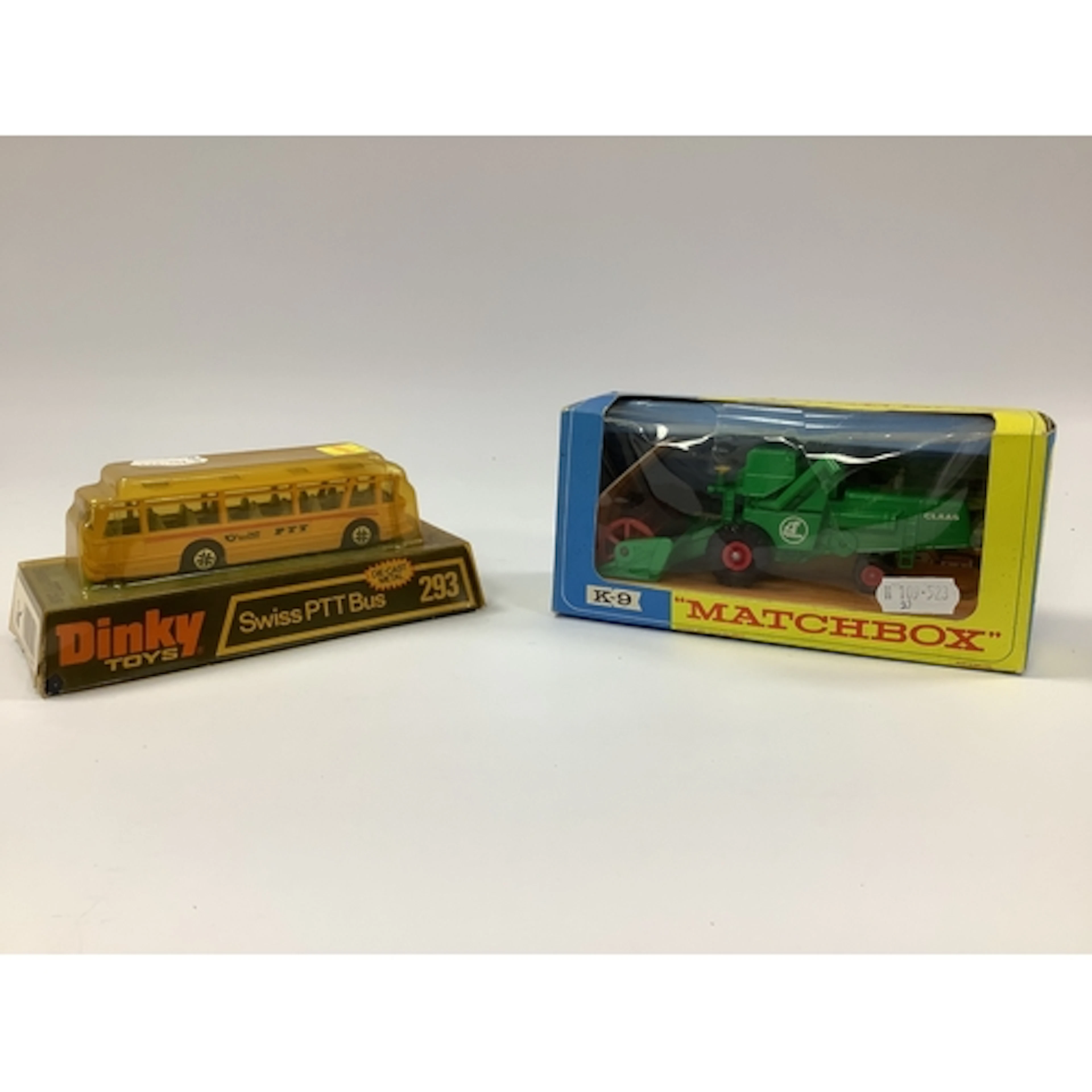 A Matchbox Kingsize K-9 Combine Harvester. Green. Overall ve...
