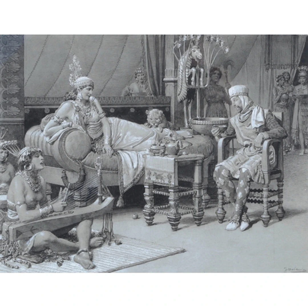 § § Fortunino Matania RI (Italian, 1881-1963) Orientalist i...