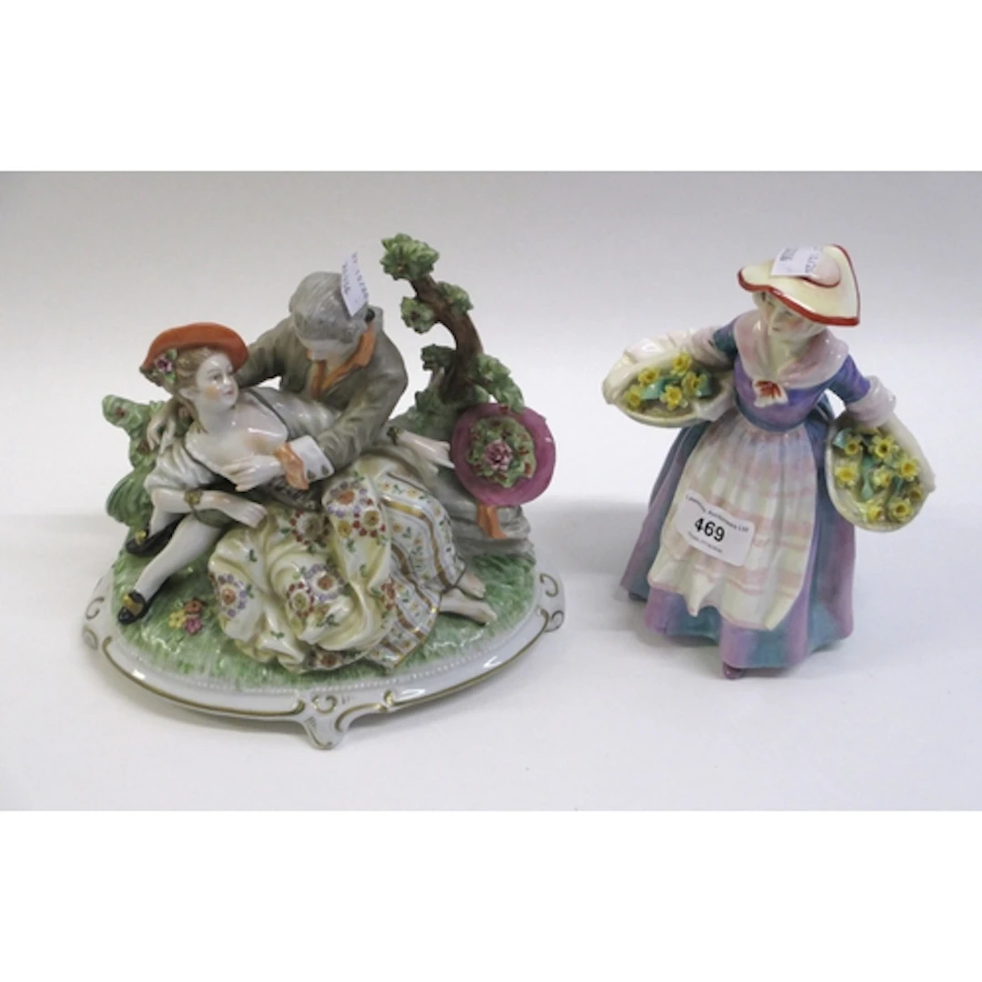 Royal Doulton figure ' Daffy-Down-Dilly ', HN1713, together ...