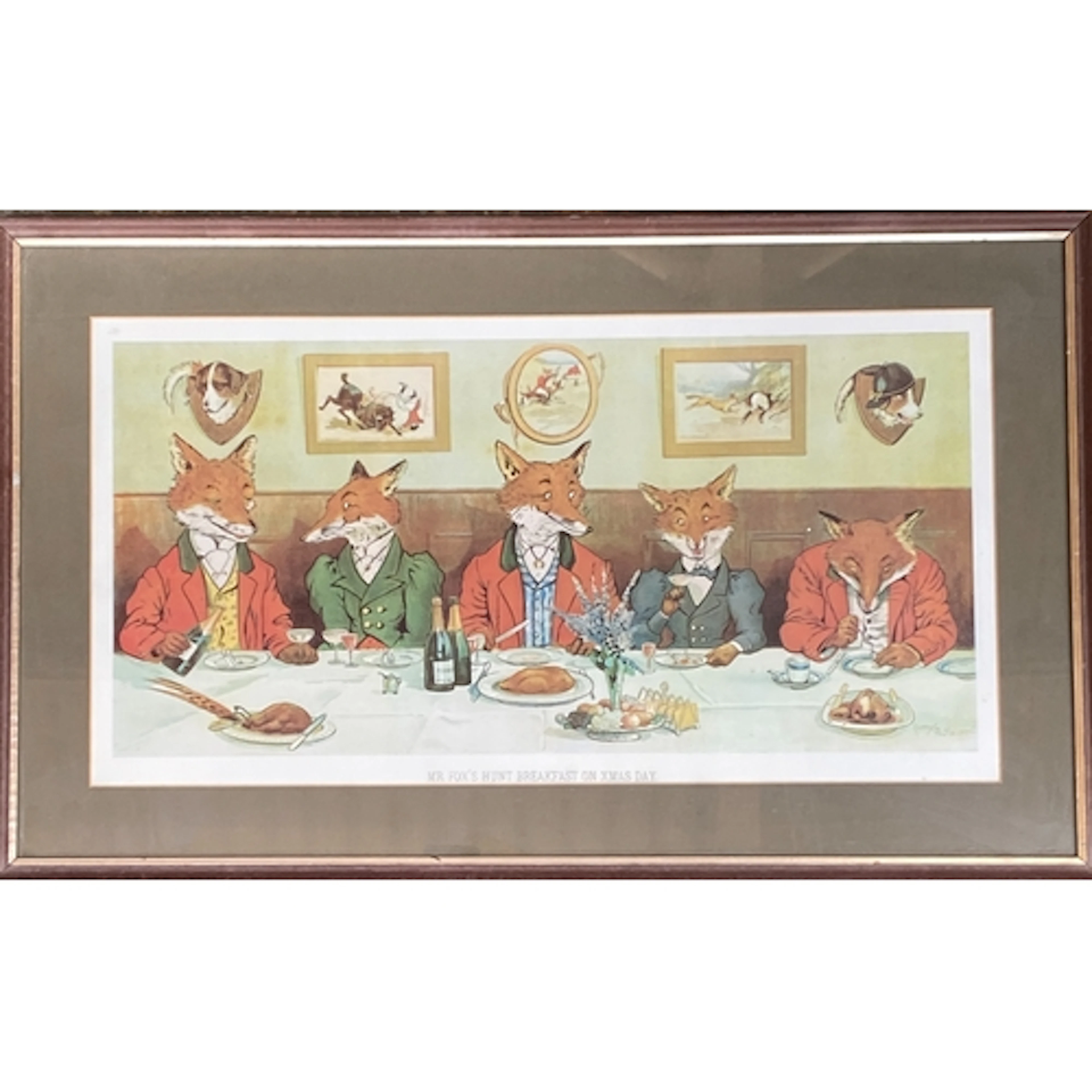 Harry B. Neilson, 'Mr Fox's Hunt Breakfast on Xmas Day', rep...