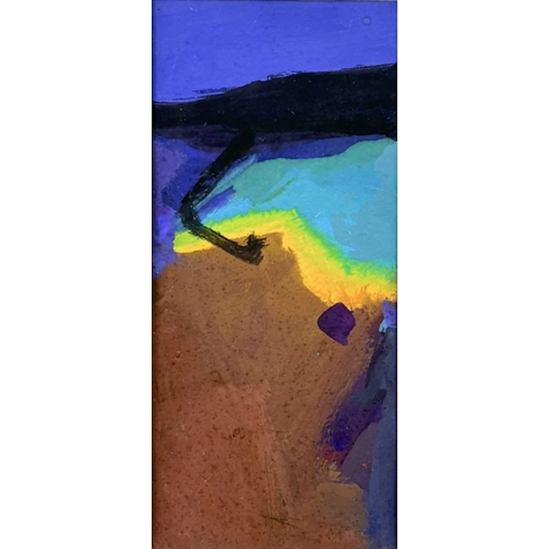 § John MILLER (1931-2002) Landscape Gouache, stamp signed, i...